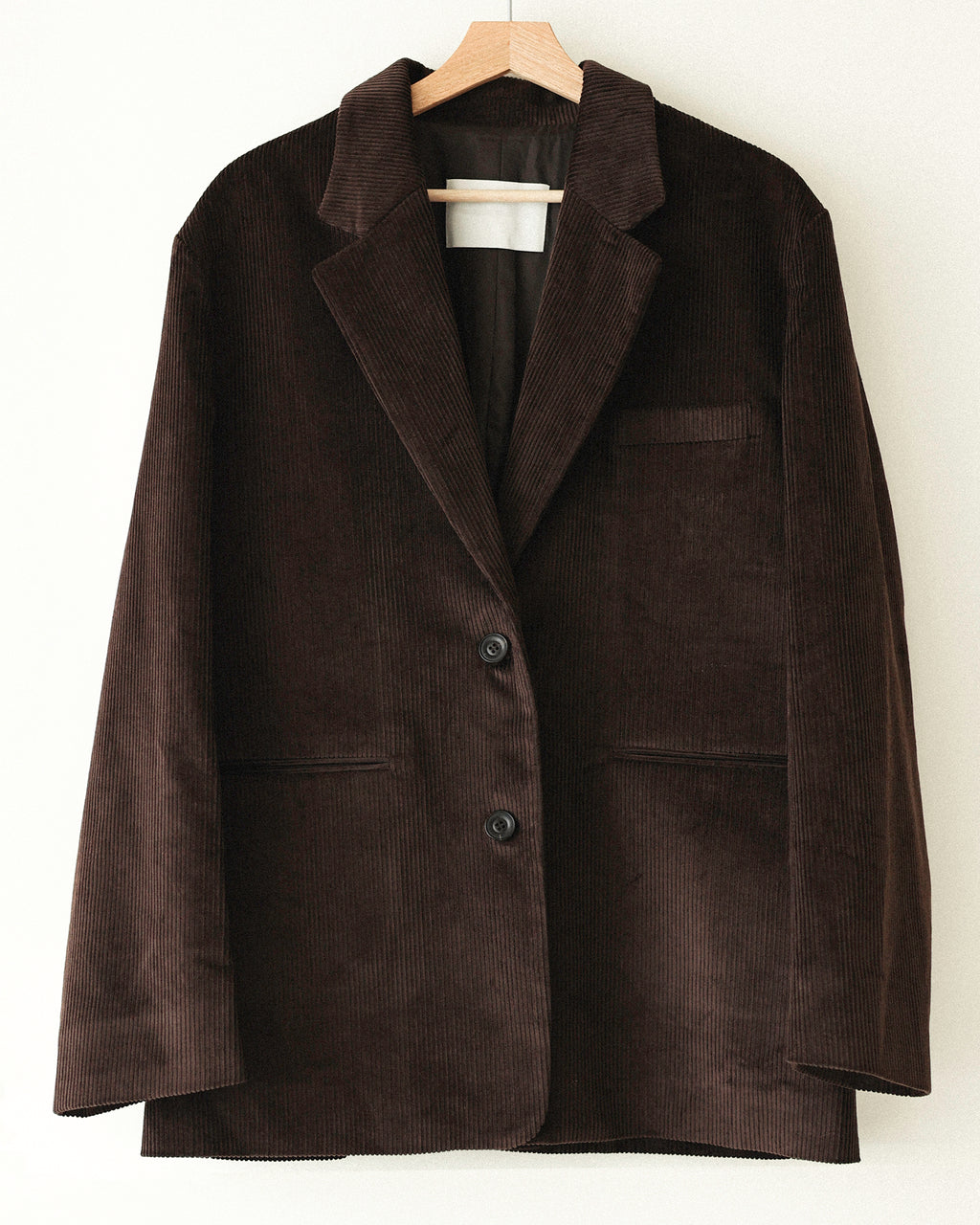 Leo Oversized Corduroy Jacket, Chestnut