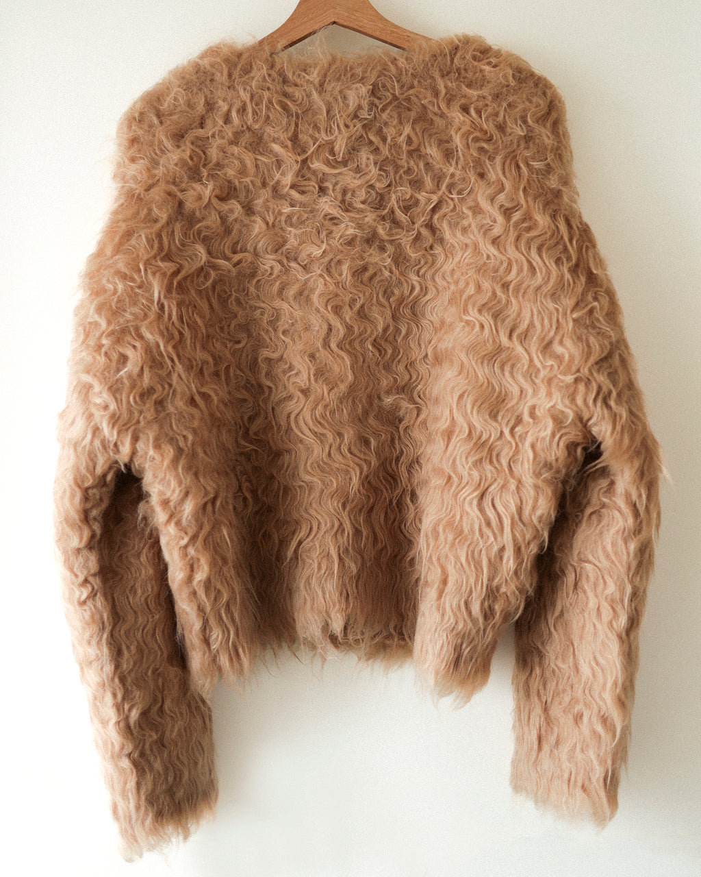 Sunset Brushed Cardigan, Caramel Toffee