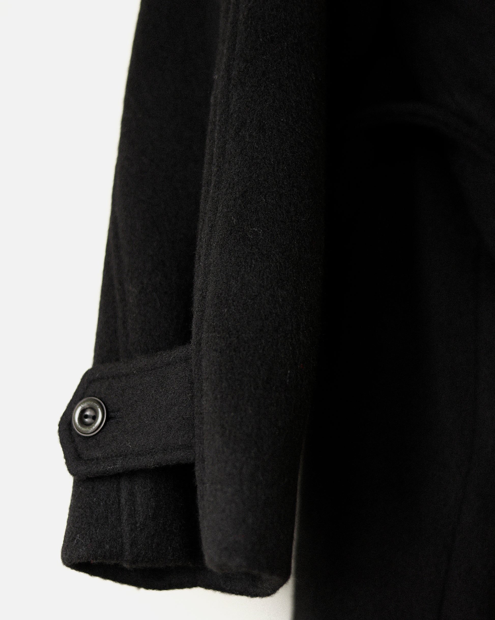 Nina Structured Camel Wool Coat, Noir