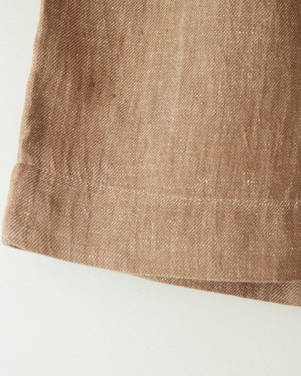 Mina Tailored Linen Bermuda Shorts, Sunwashed Natural Beige