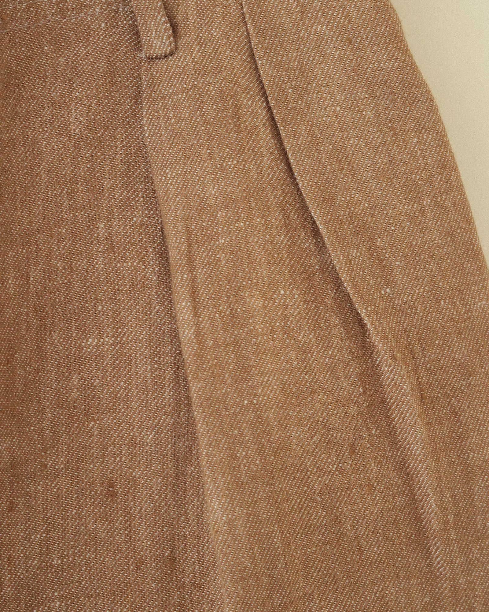 Mina Tailored Linen Bermuda Shorts, Sunwashed Natural Beige