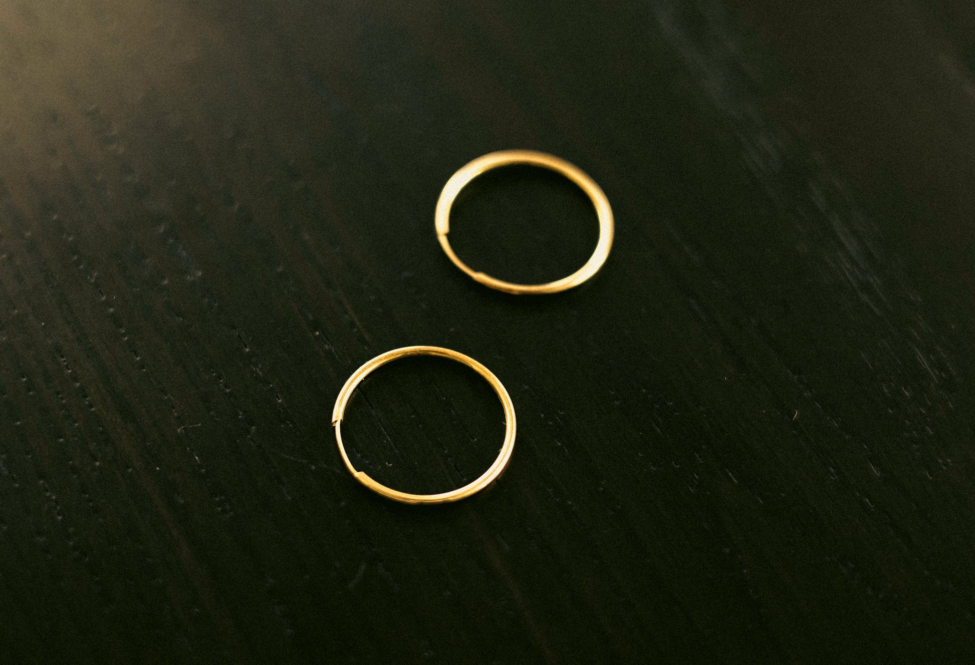 Gold Hoop Earrings, Venus
