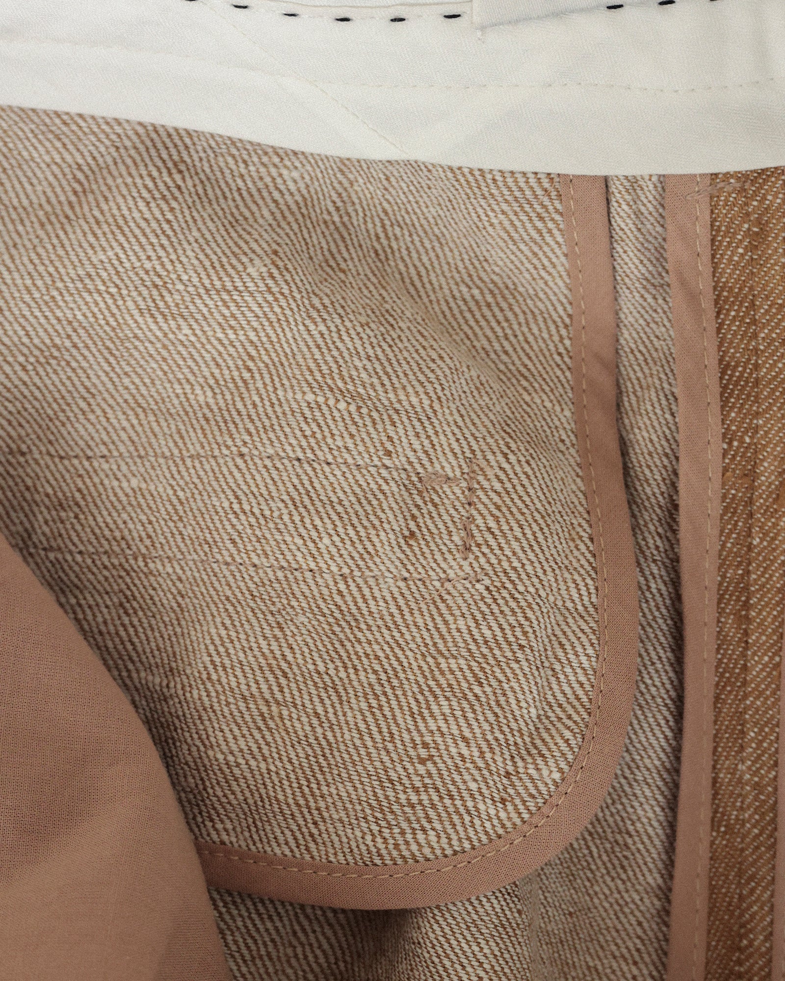 Mina Tailored Linen Bermuda Shorts, Sunwashed Natural Beige