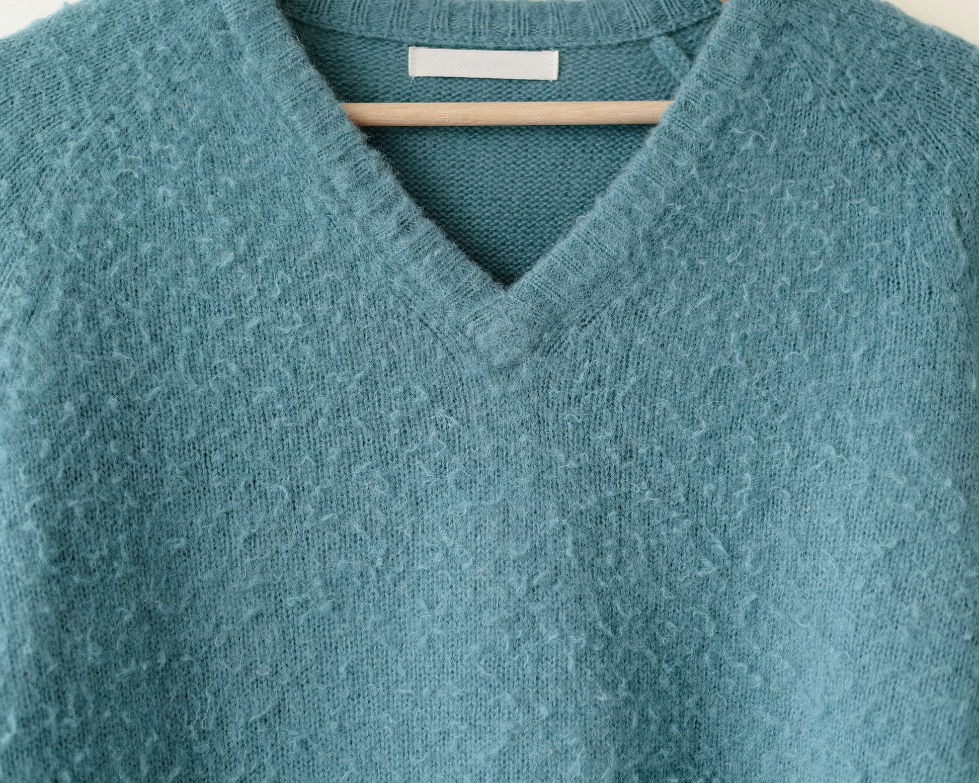 Hiro Brushed Wool Jumper, Sullivan Blue Teal