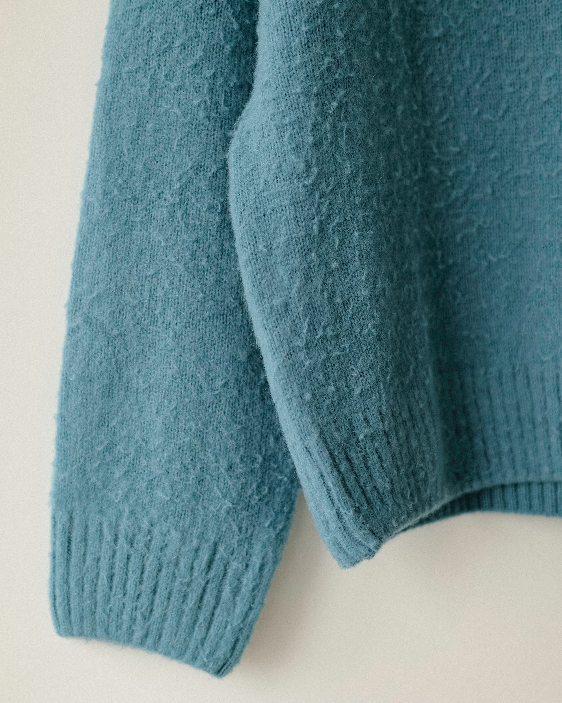 Hiro Brushed Wool Jumper, Sullivan Blue Teal