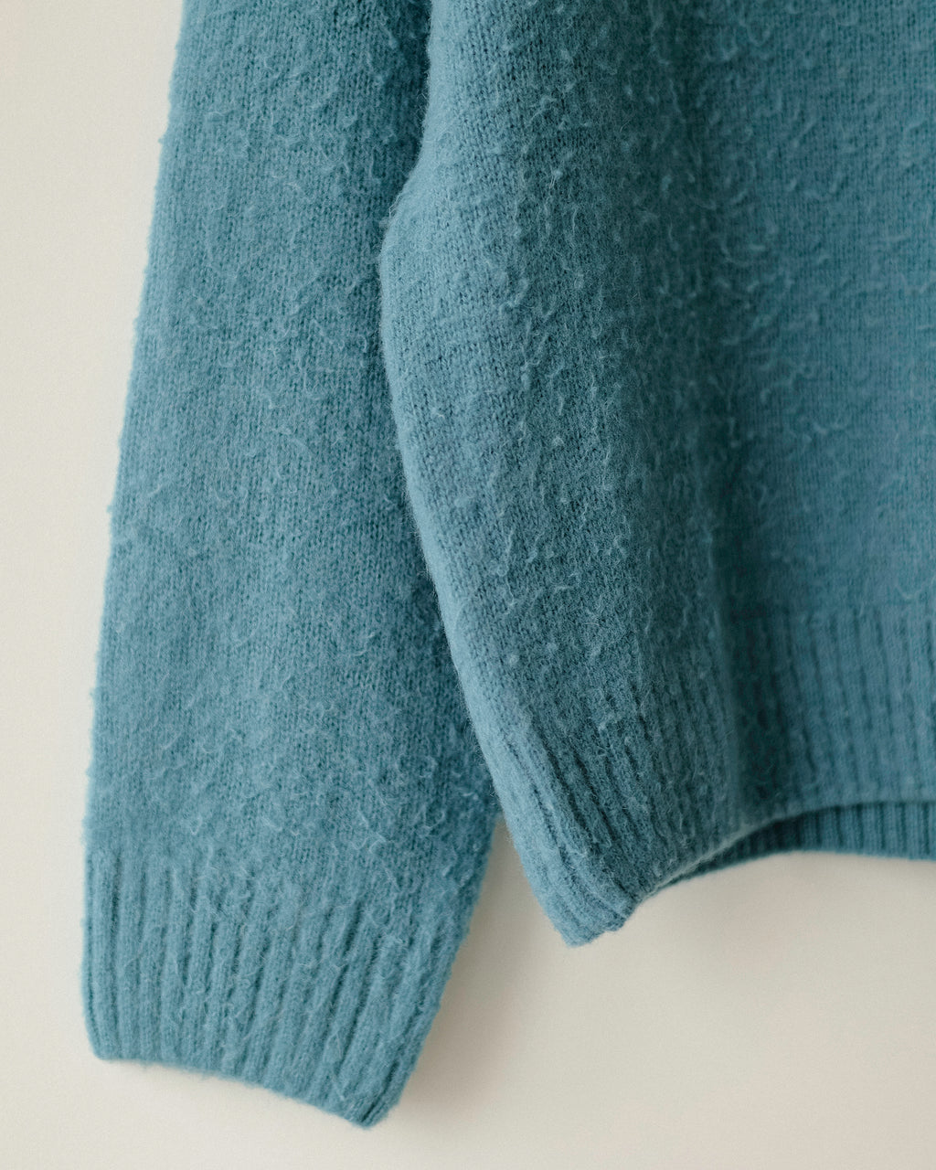 Hiro Brushed Wool Jumper, Sullivan Blue Teal