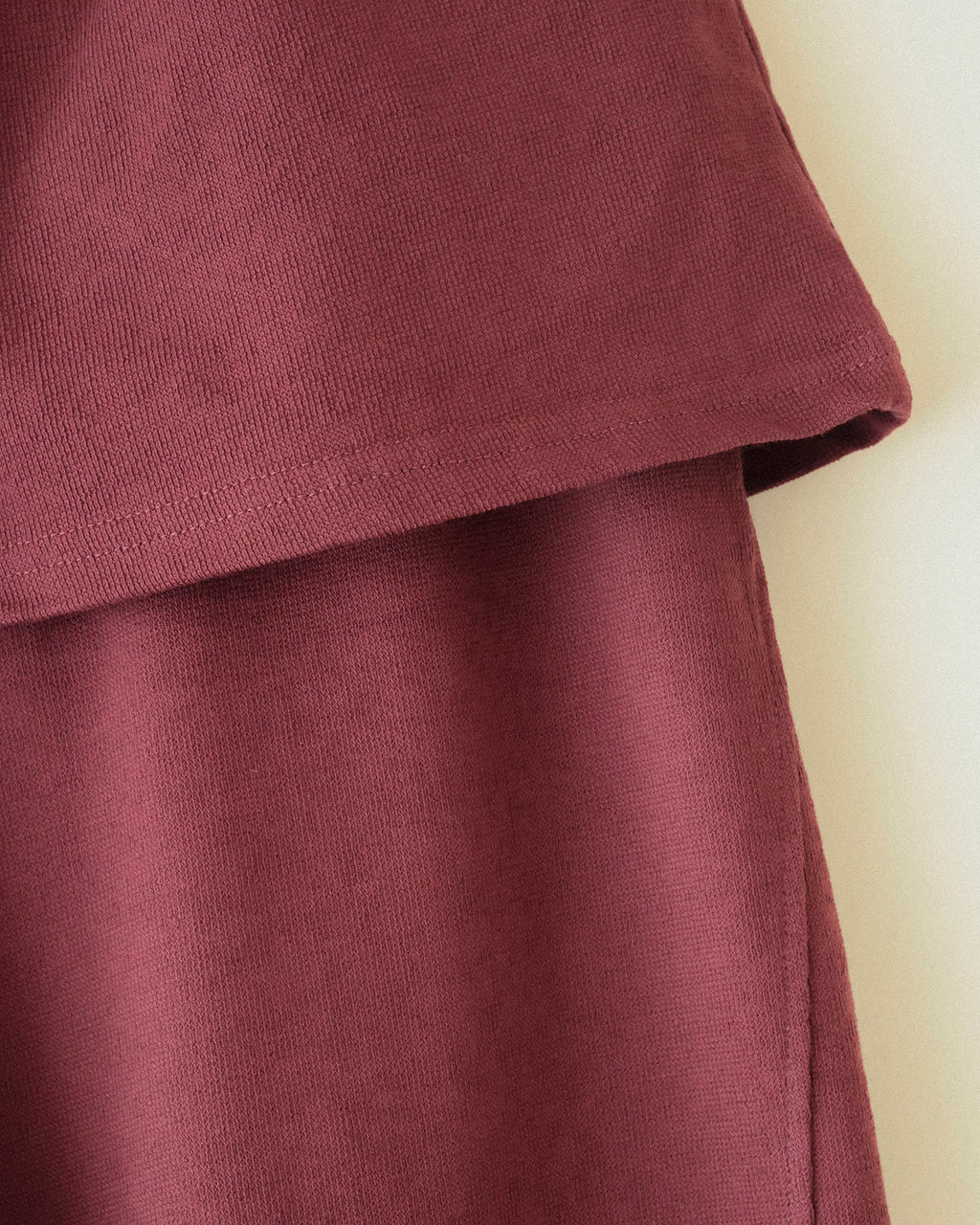 Cailee Skirt-Layered Towel Joggers, Summer Barolo