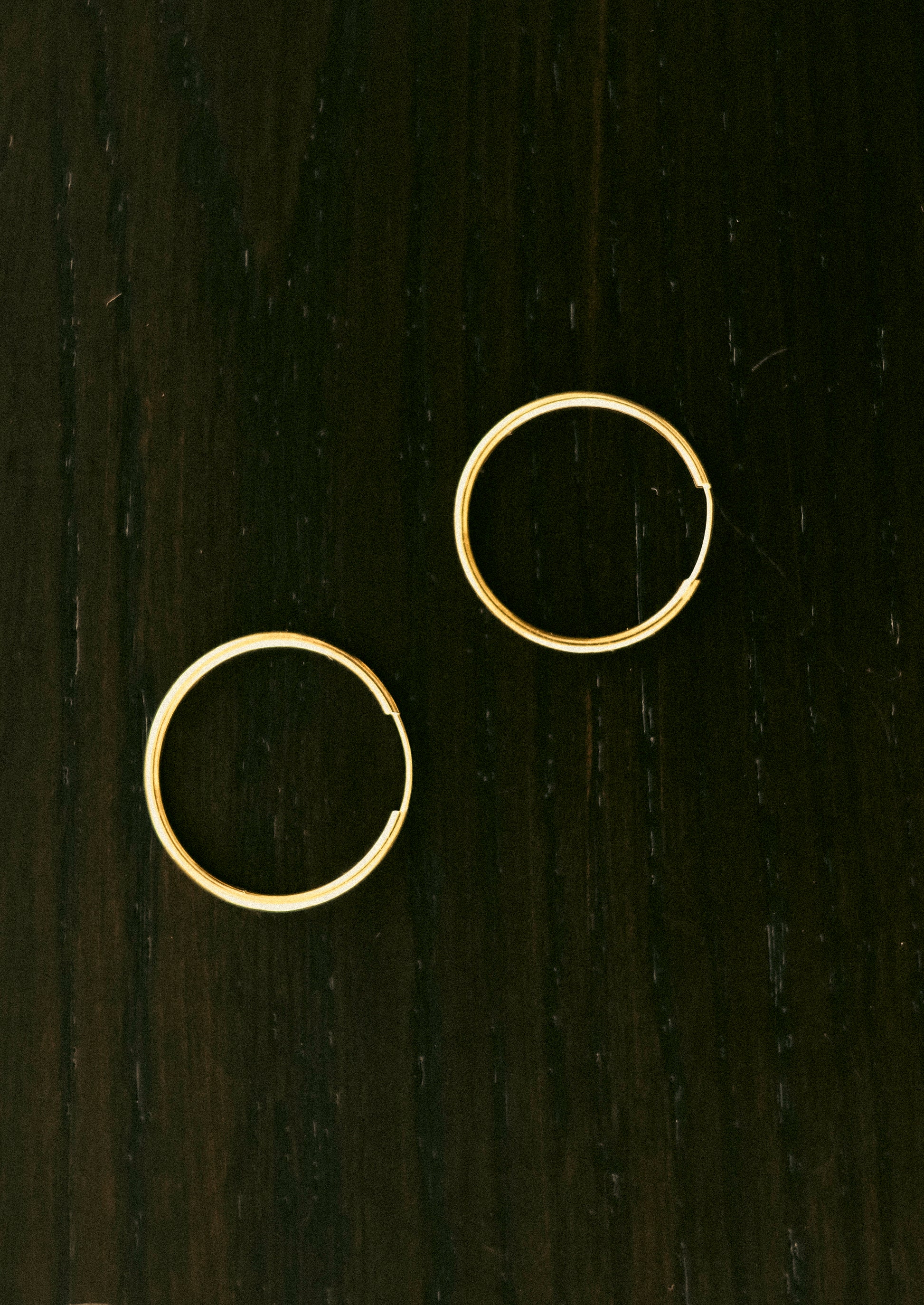 Gold Hoop Earrings, Venus