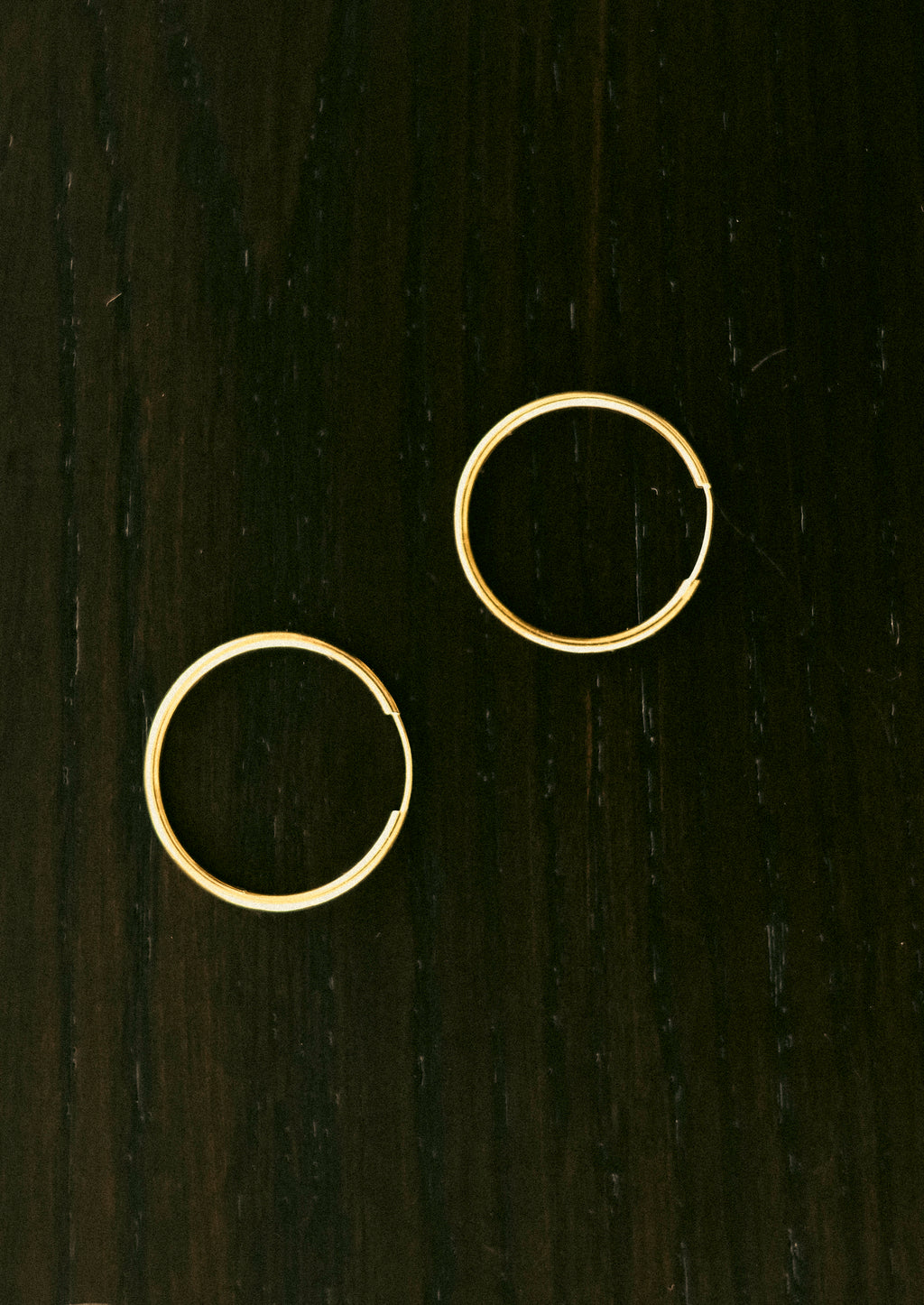 Gold Hoop Earrings, Venus