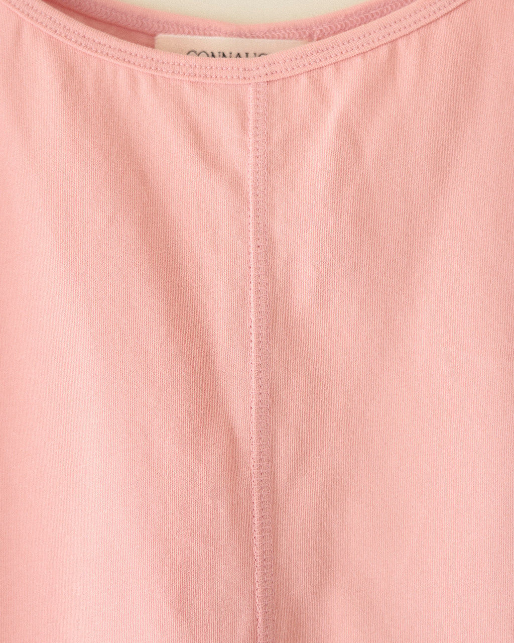 Priscilla Seamline Fitted Camisole, Pink Rose