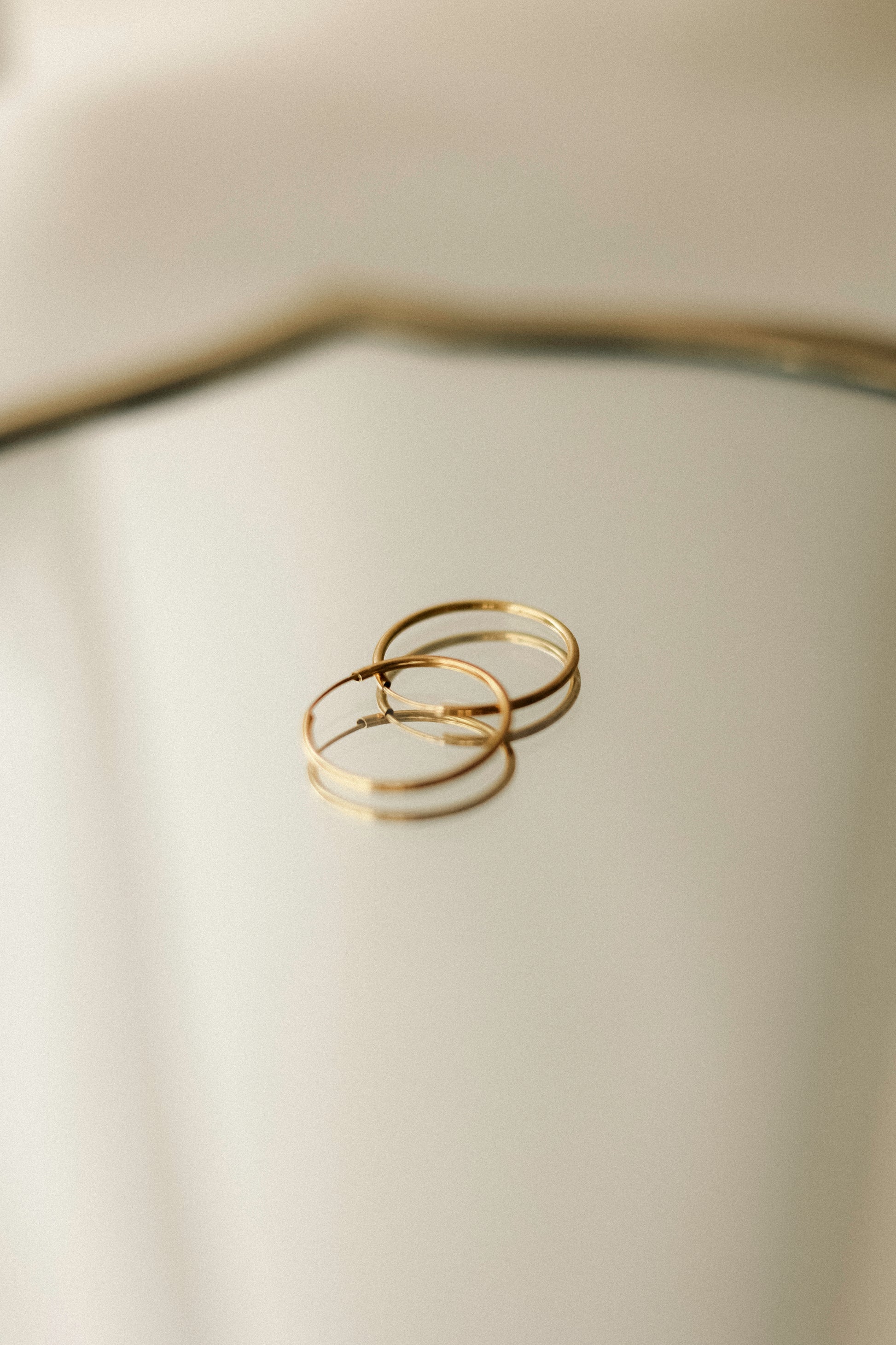 Gold Hoop Earrings, Venus