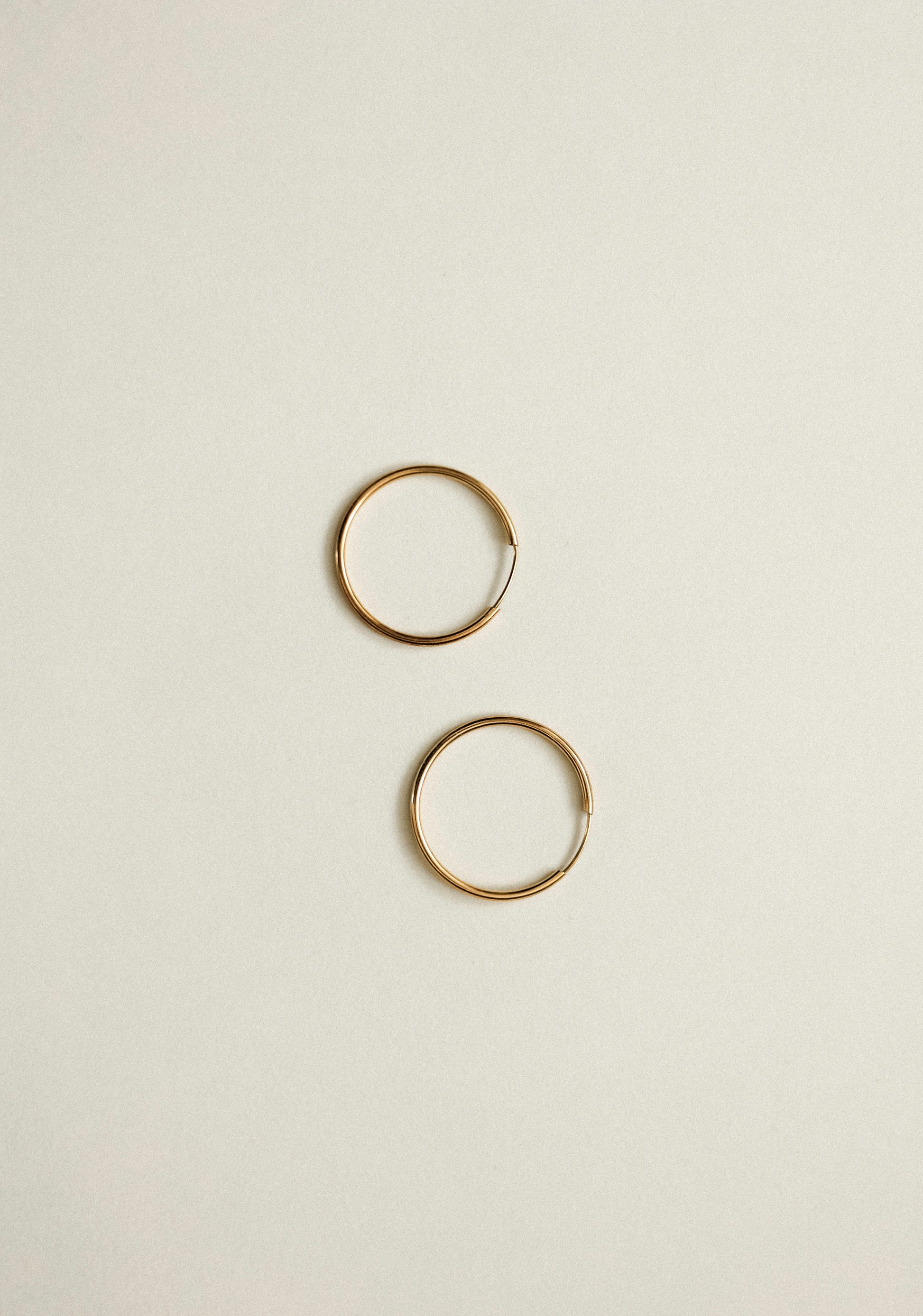 Gold Hoop Earrings, Venus