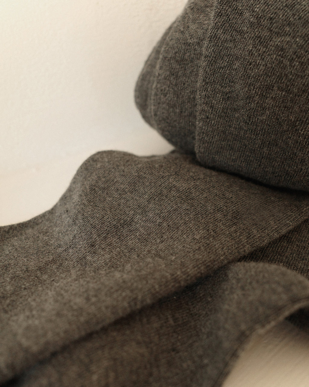 Winter Ribbed Tights, Charcoal Grey