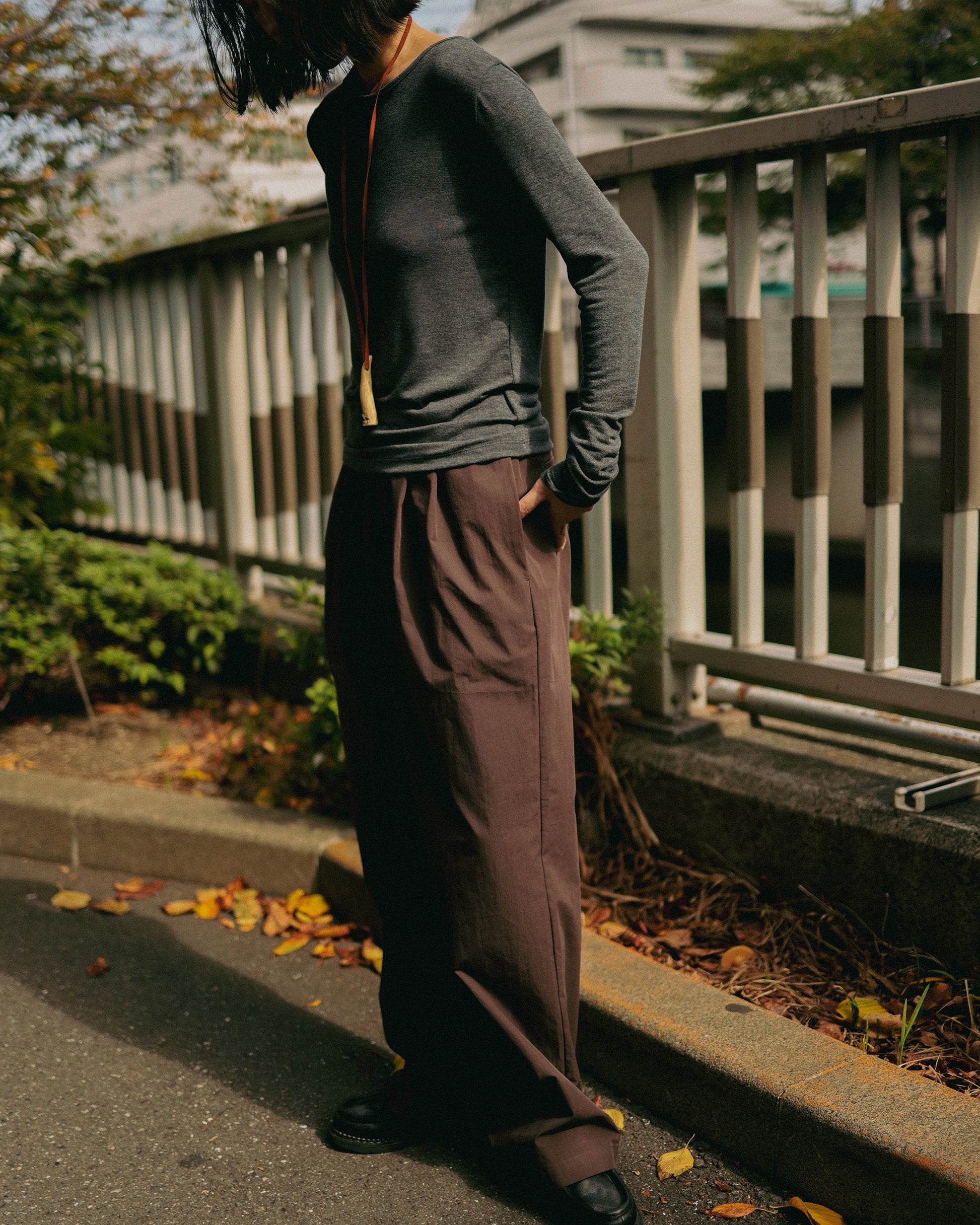 (Back in stock on 10/30) Fleetwood Long Sleeve Tee, Charcoal Grey