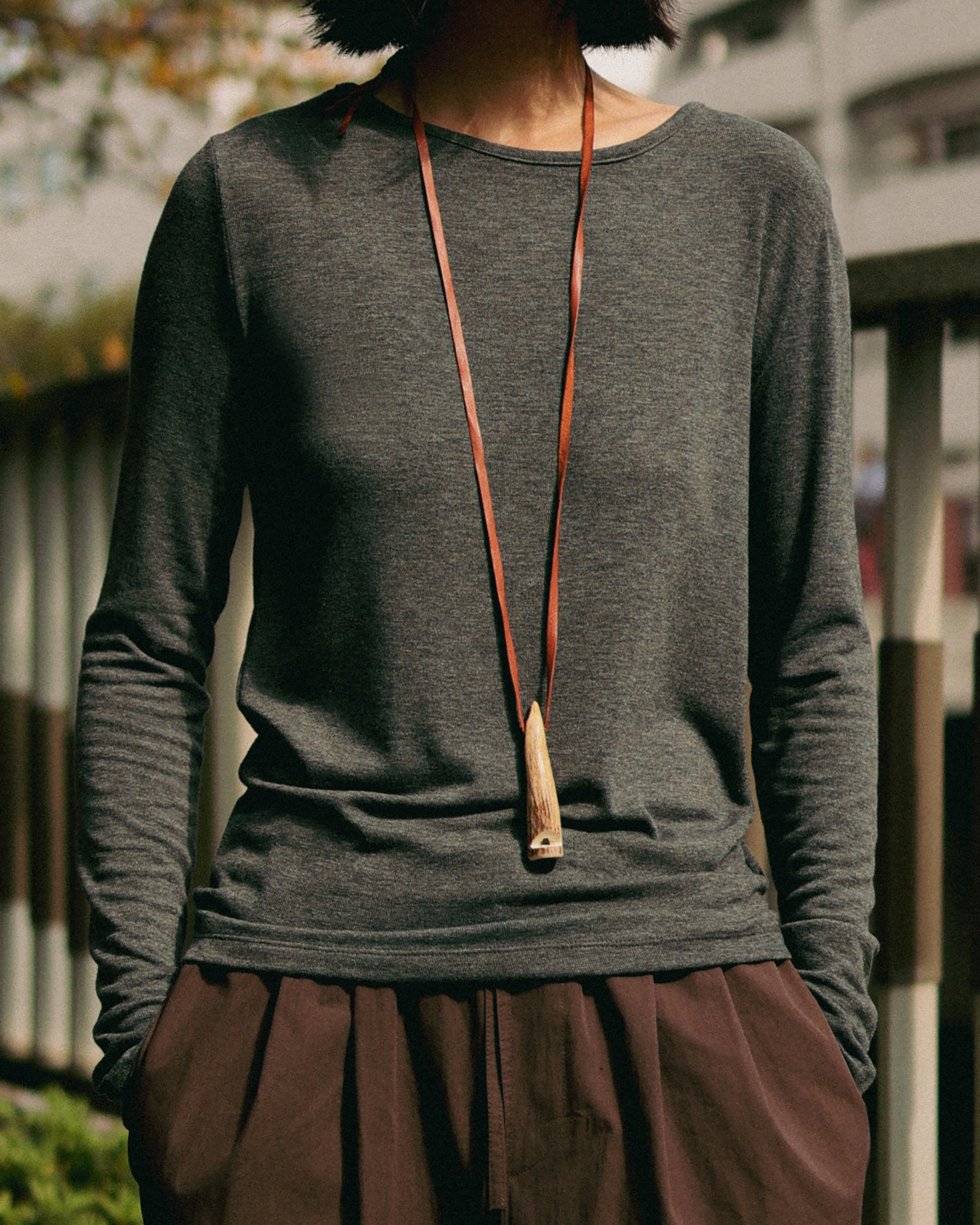 (Back in stock on 10/30) Fleetwood Long Sleeve Tee, Charcoal Grey