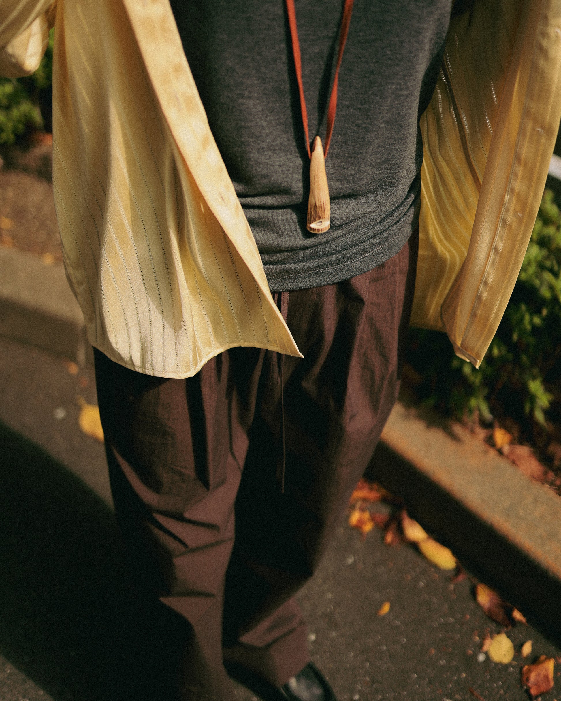 Lumen Fluid Stripe Shirt, Moonbeam