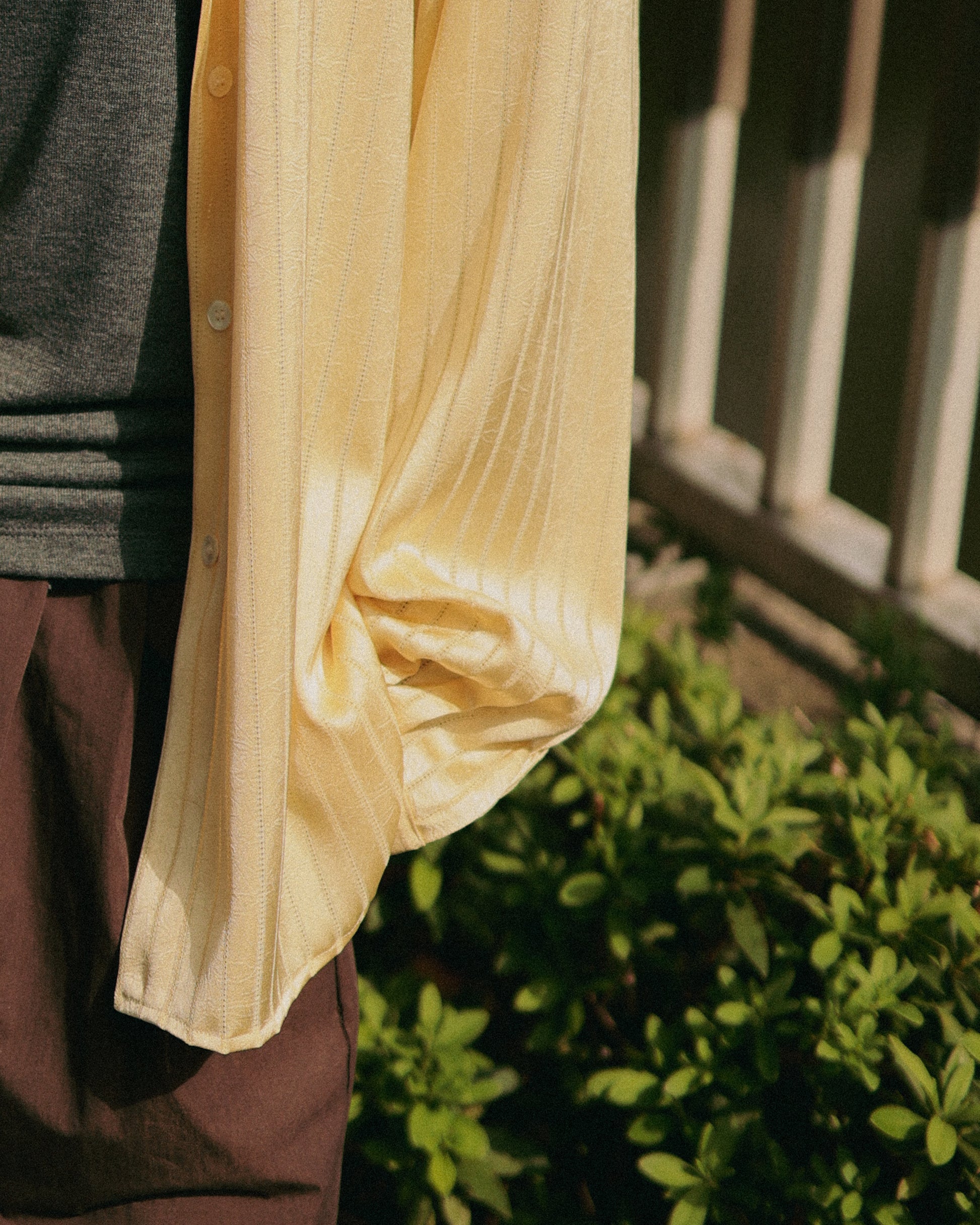 Lumen Fluid Stripe Shirt, Moonbeam
