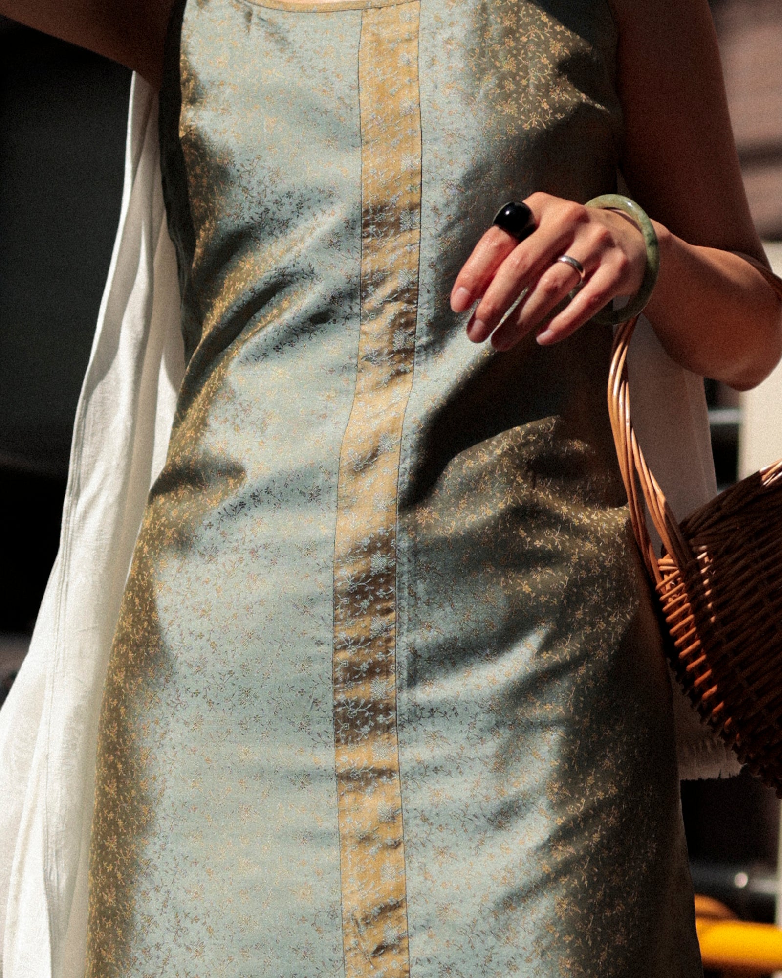 Silk Corinne Sarrut Reverie Dress, Celadon Mist