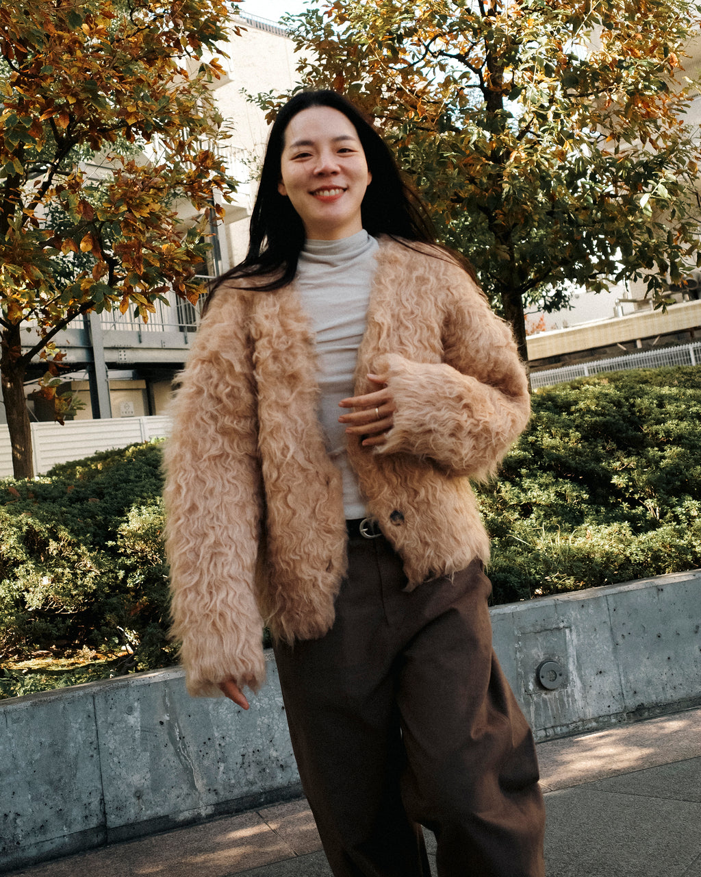 Back Tie Sheer Turtleneck Top, Spacecraft