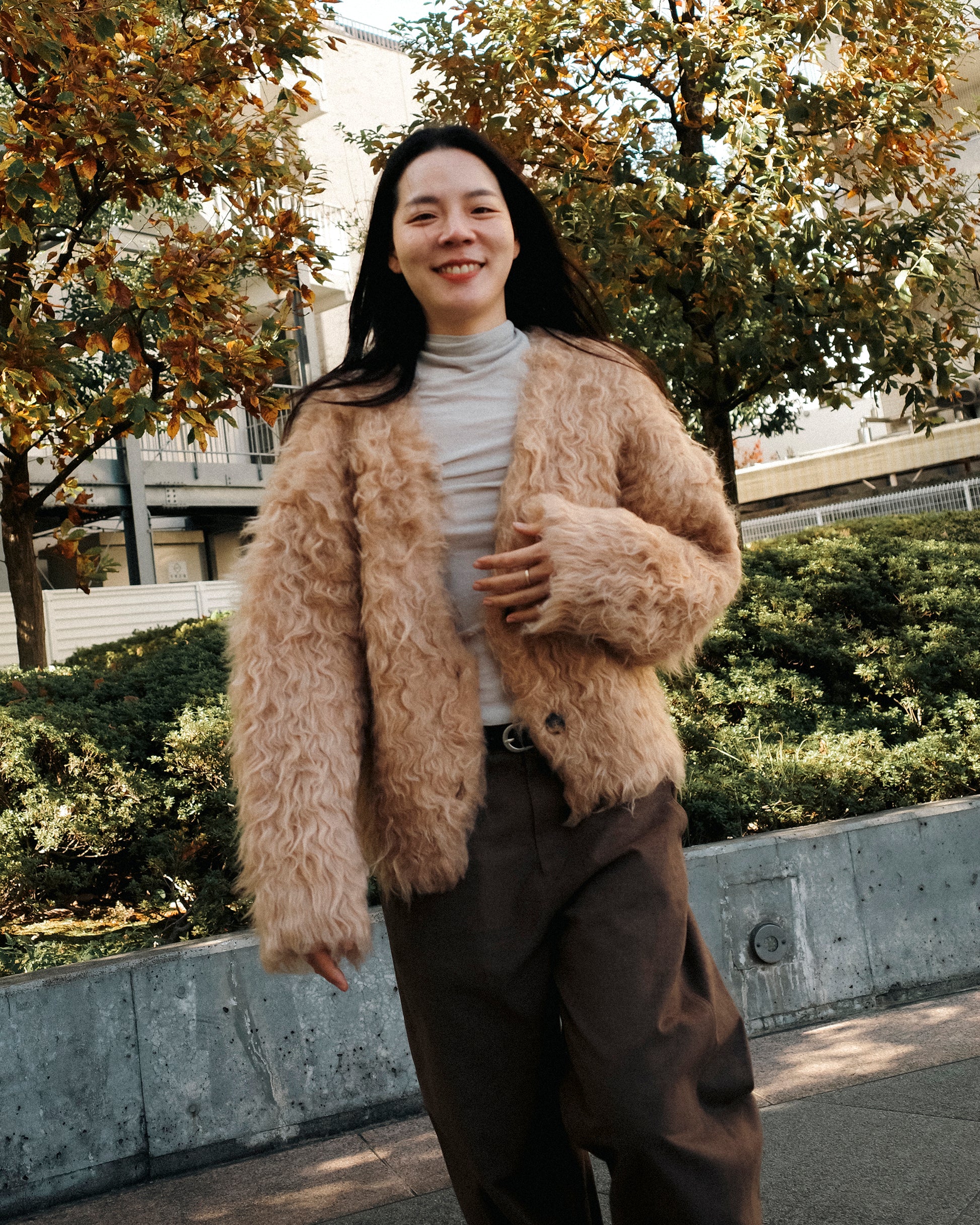 Back Tie Sheer Turtleneck Top, Spacecraft