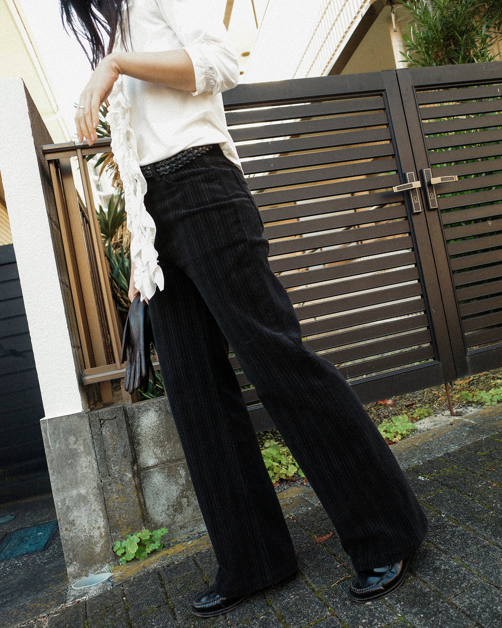 Pulp Fiction Corduroy Wide Trousers, Night time