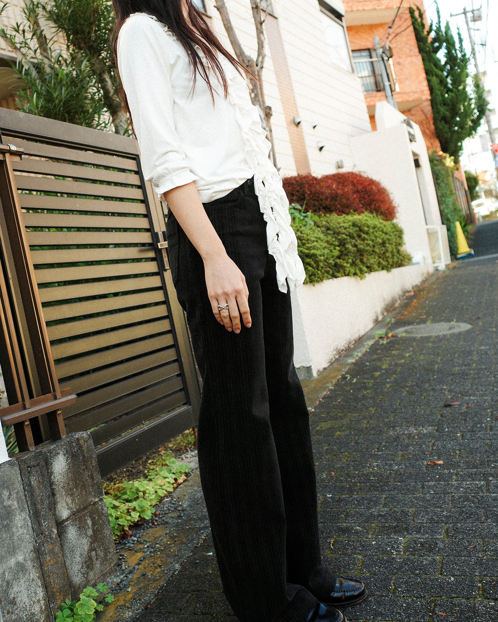 Pulp Fiction Corduroy Wide Trousers, Night time