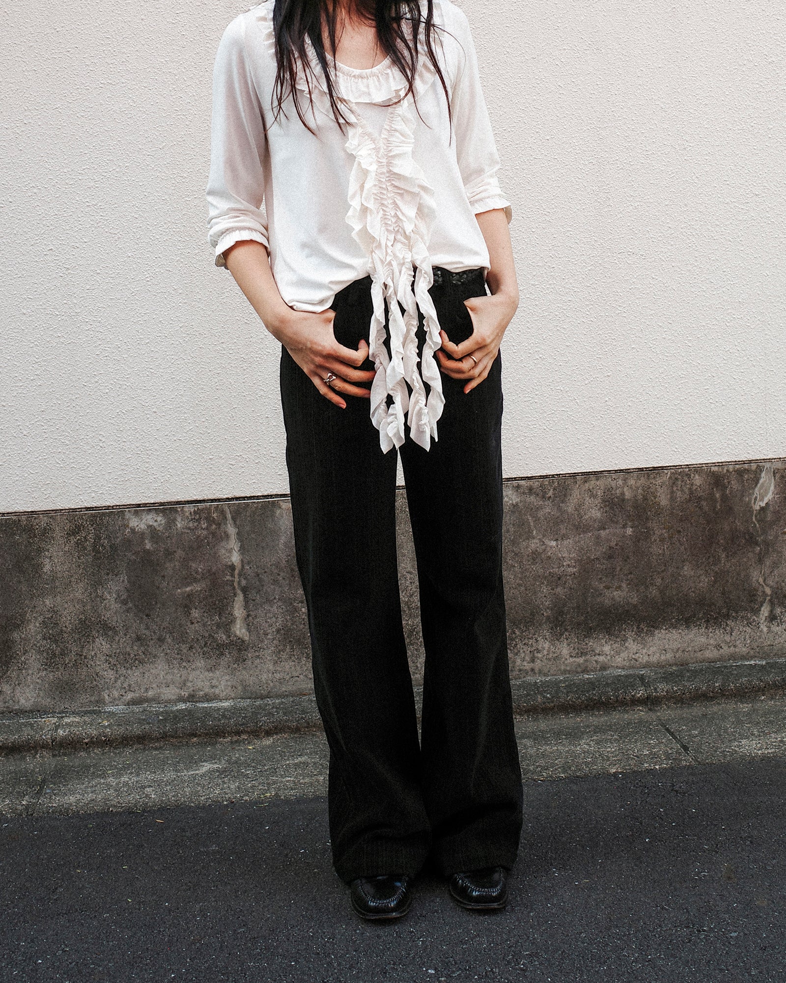 Opera Juliette Ruffled Tee, Tamago