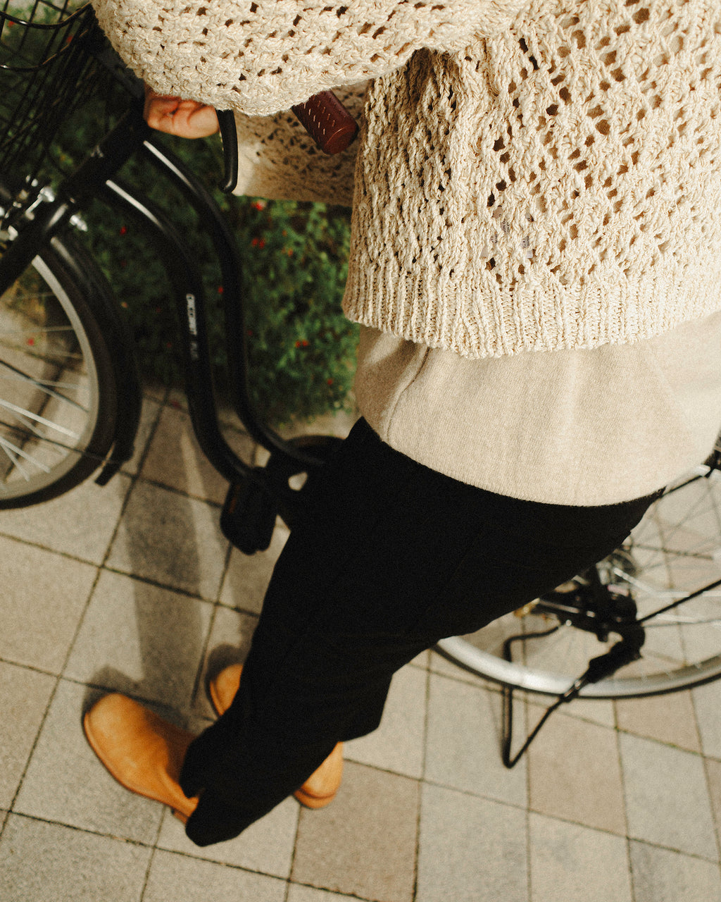 Kate Ankle Zip Skinny Cotton Trousers, Starry Night