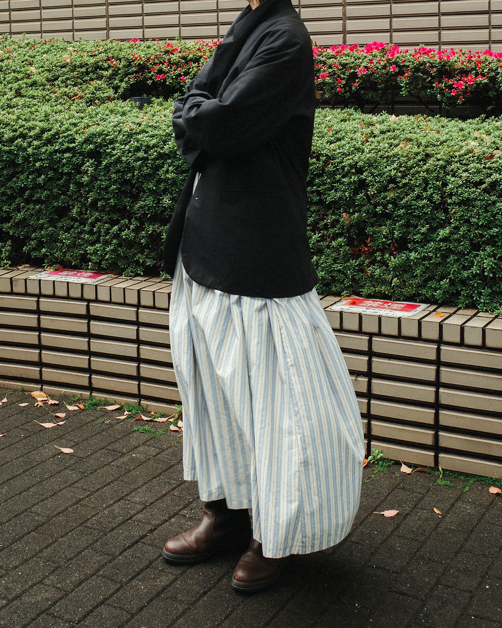 Agnes Stripe Oversized Dress, Cotswold Sky