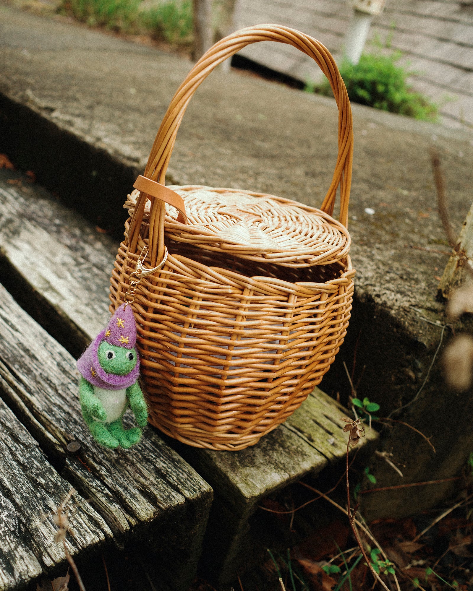 (Little Wizard Edition) Enchanted Bayou Frog Keyring, Starlit