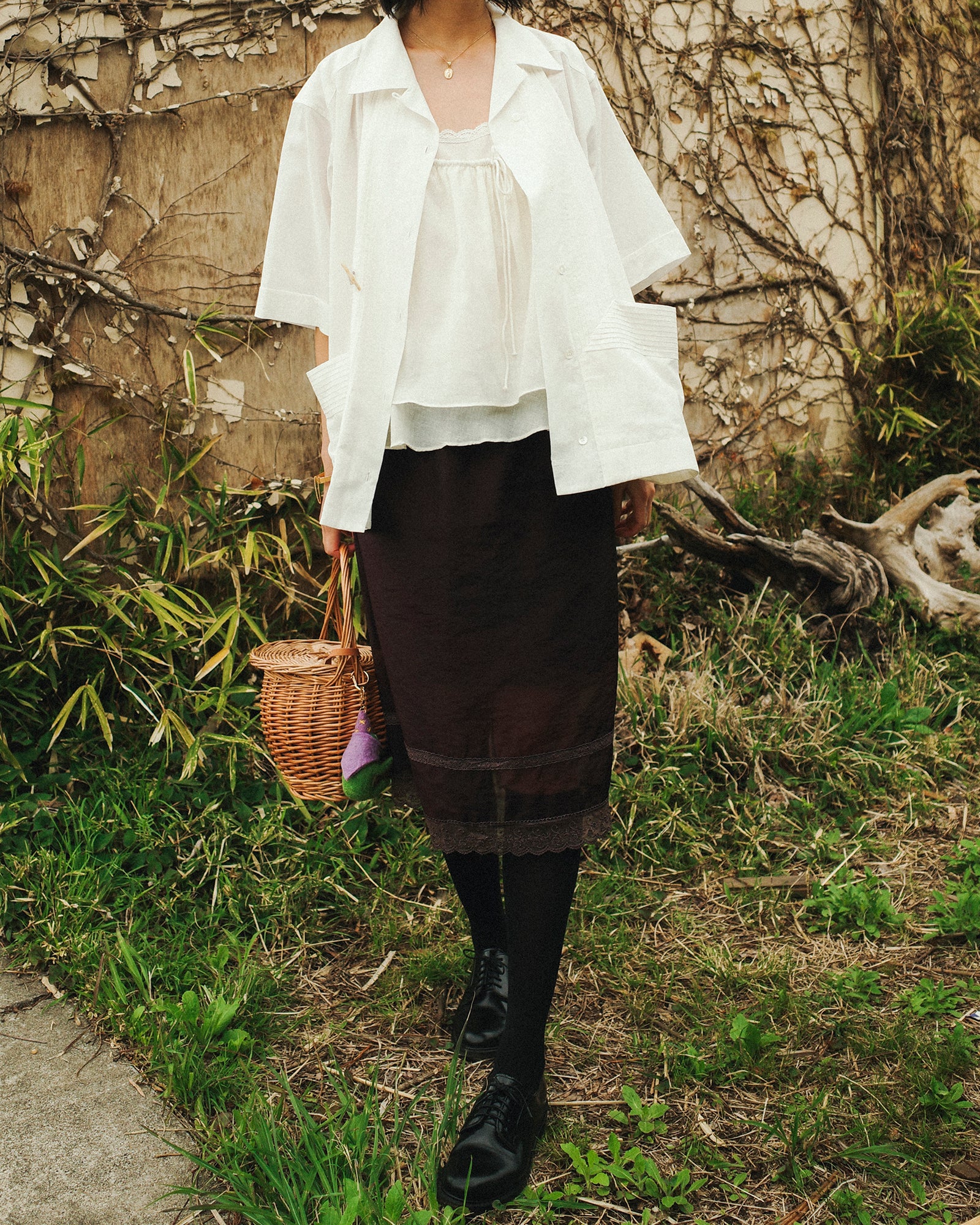 Newton Cotton-linen Oversized Cottage Shirt, Milky White