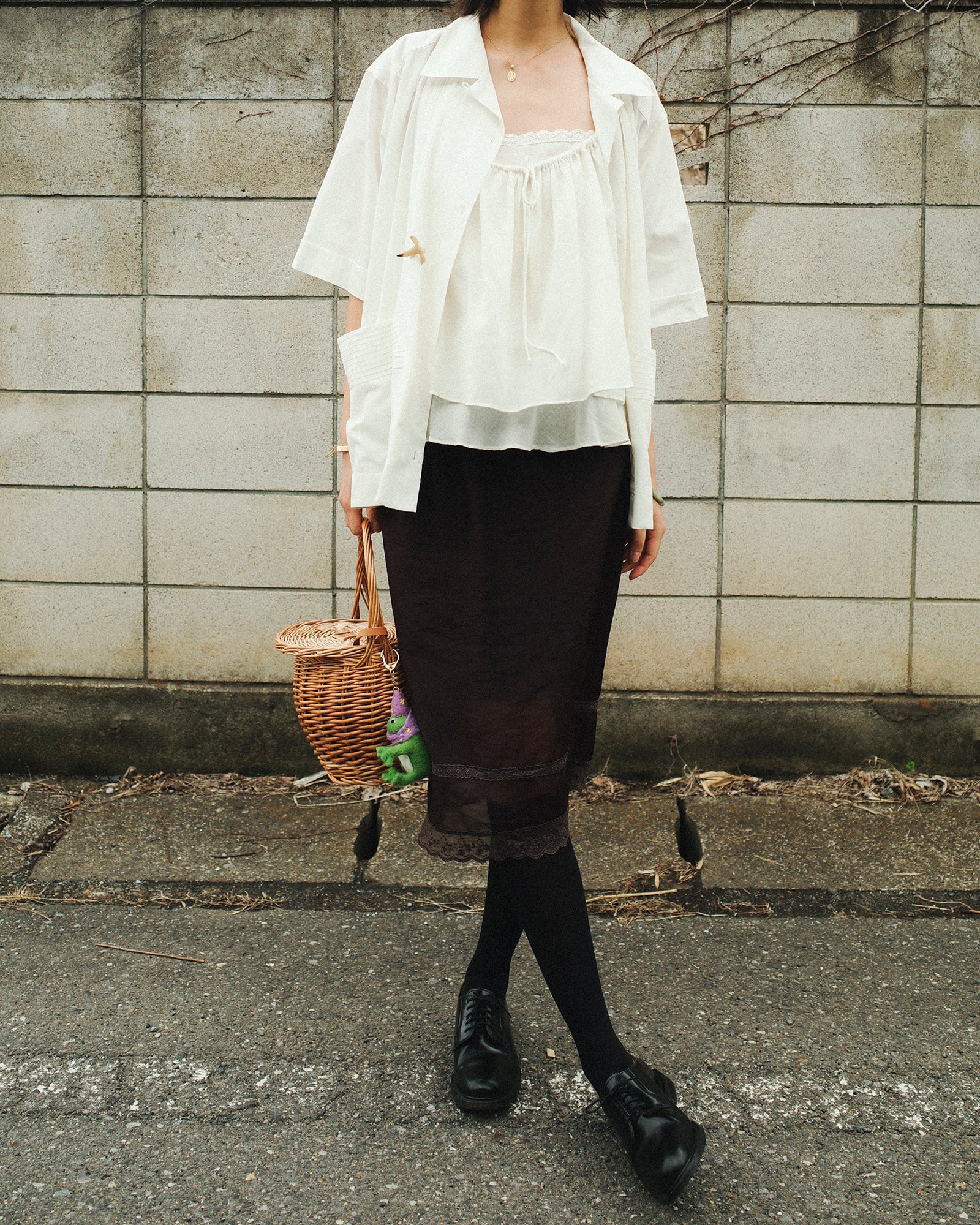 Newton Cotton-linen Oversized Cottage Shirt, Milky White