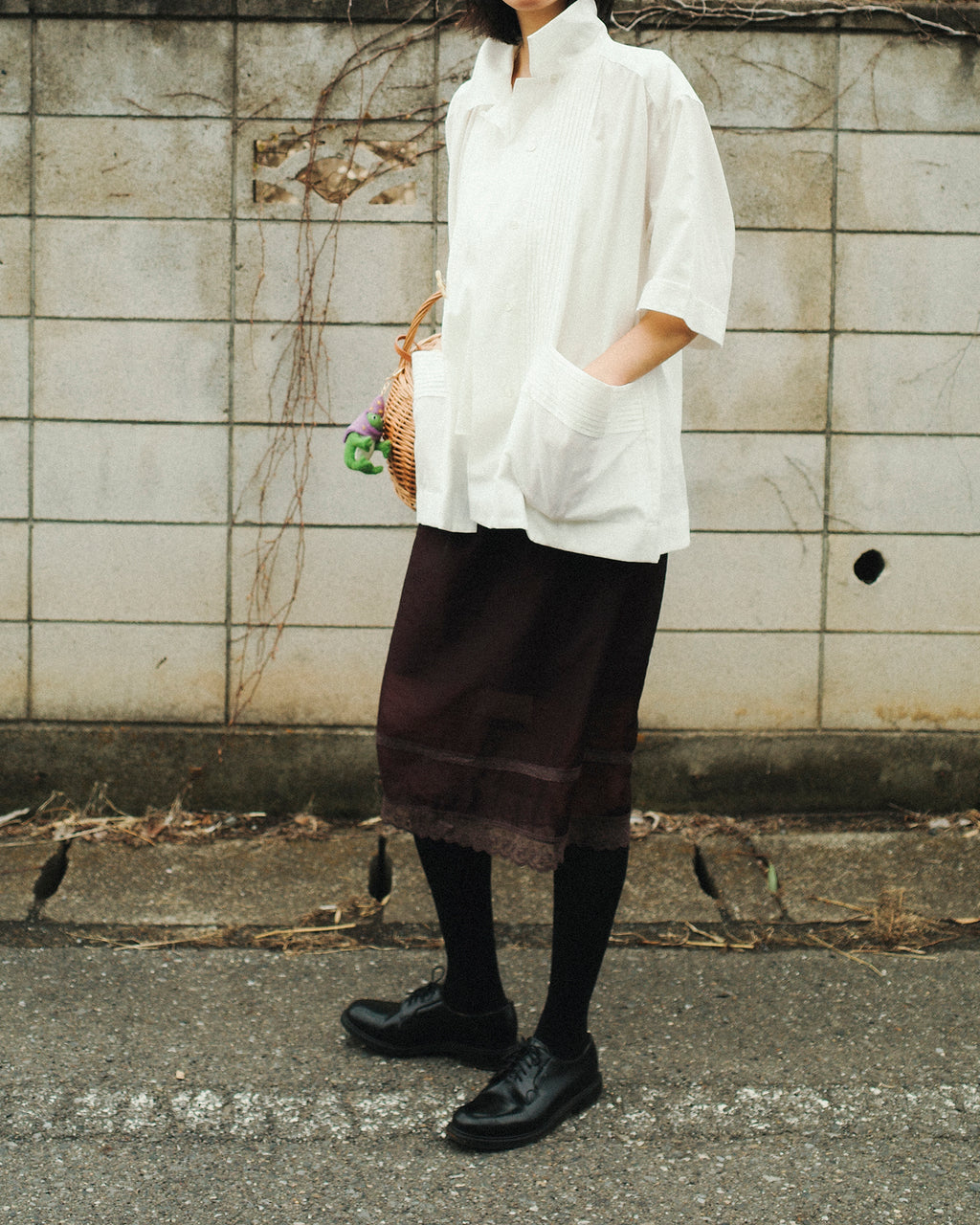 Newton Cotton-linen Oversized Cottage Shirt, Milky White