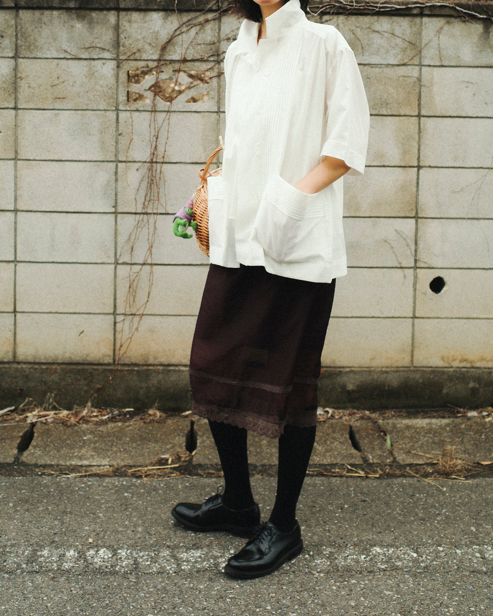 Newton Cotton-linen Oversized Cottage Shirt, Milky White