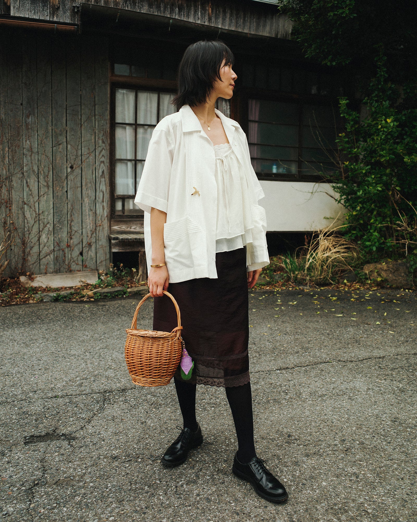 Newton Cotton-linen Oversized Cottage Shirt, Milky White