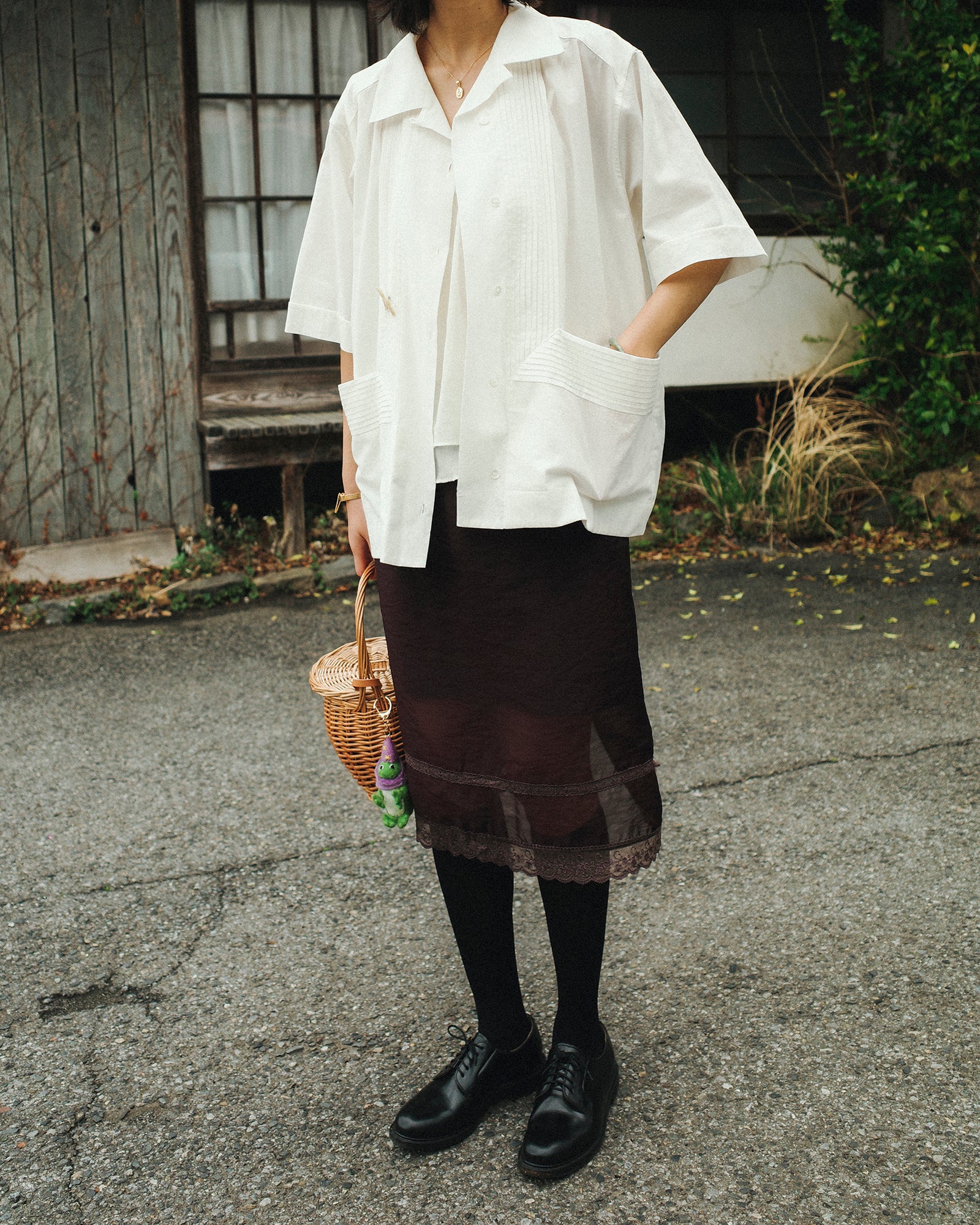 Newton Cotton-linen Oversized Cottage Shirt, Milky White