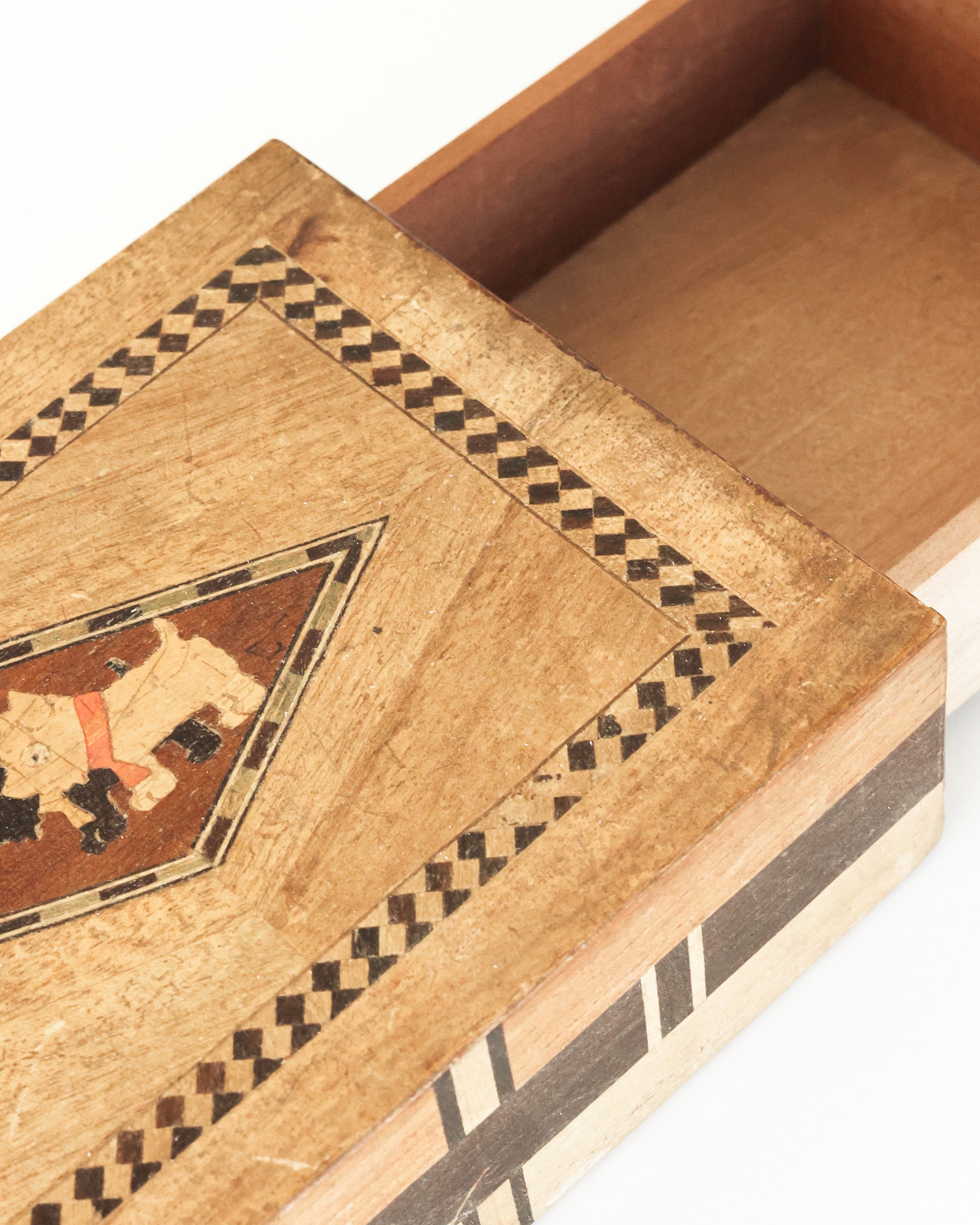 Secret Puzzle Box with Scottish Terriers, Wood