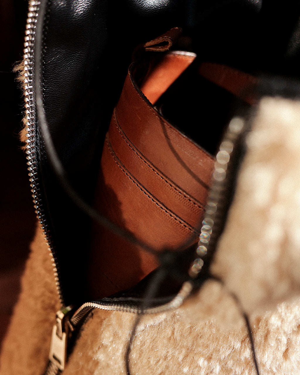 Yuma Reversible Shearling Boot Warmers, Dreamy sheep