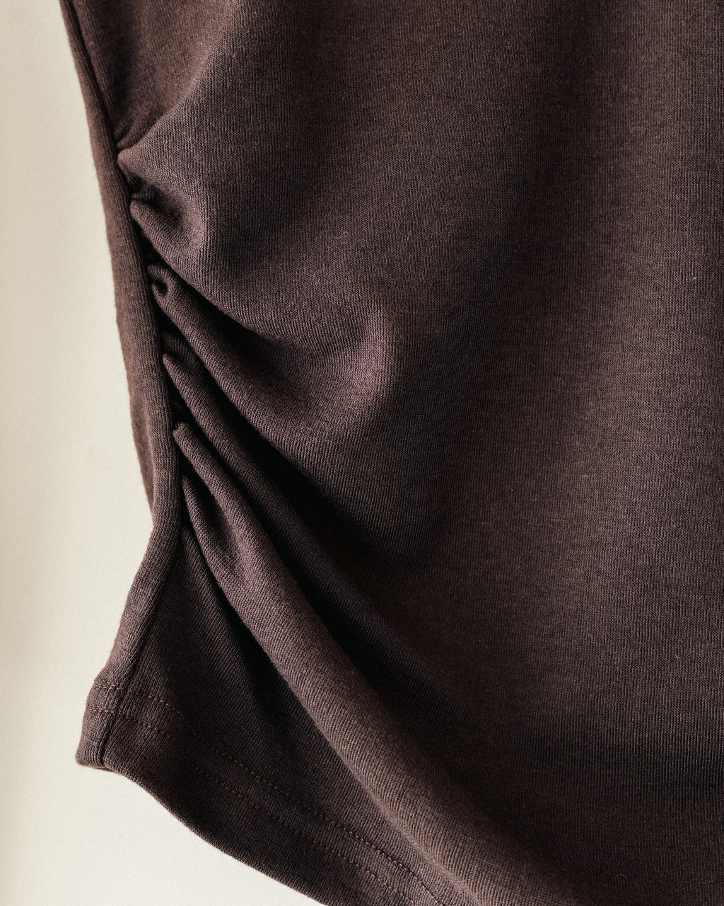 Wendy's Peter Pan Collar Top, Moor Brown