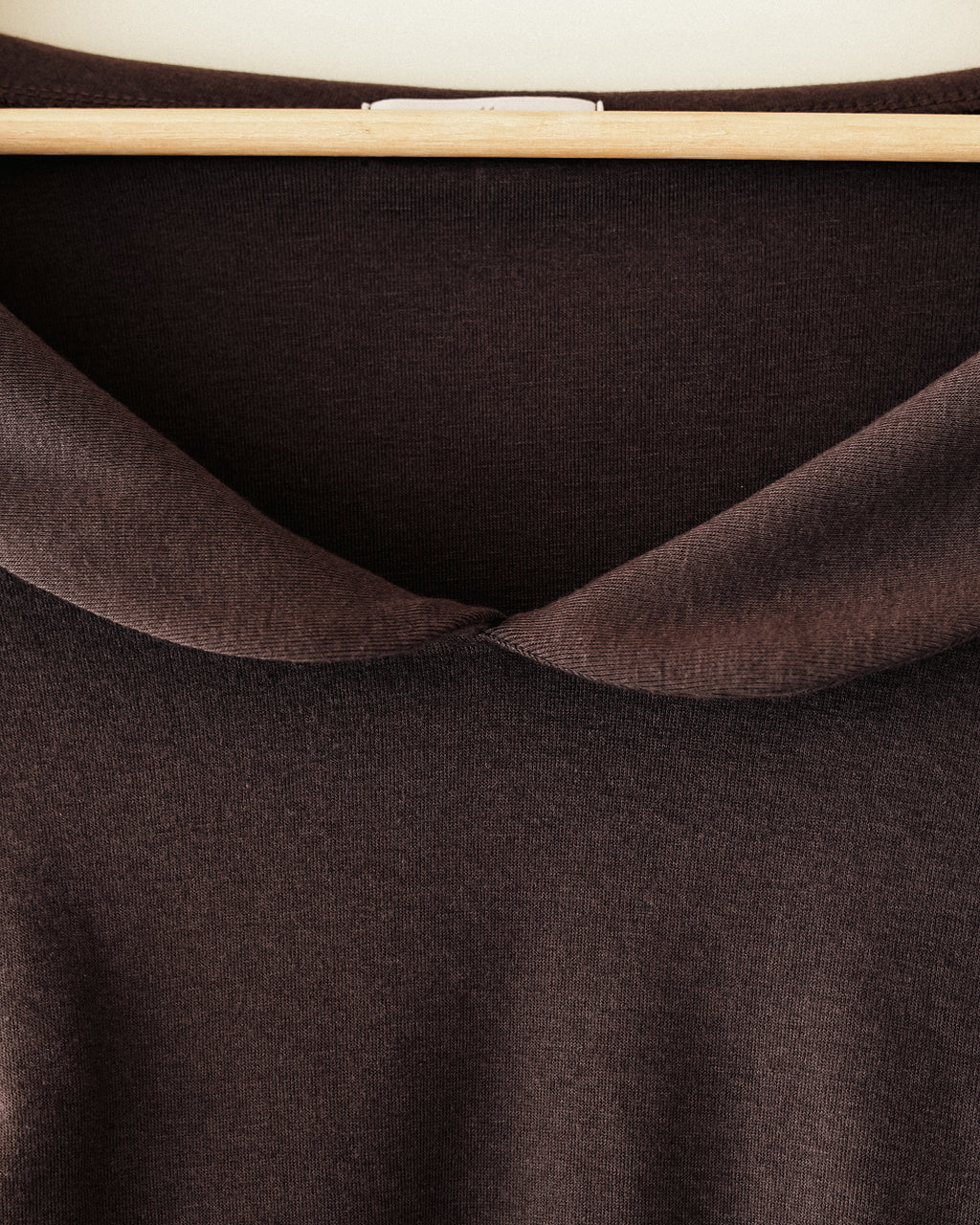 Wendy's Peter Pan Collar Top, Moor Brown