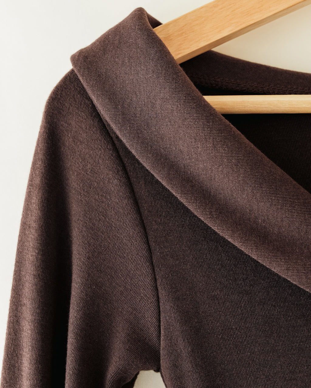 Wendy's Peter Pan Collar Top, Moor Brown