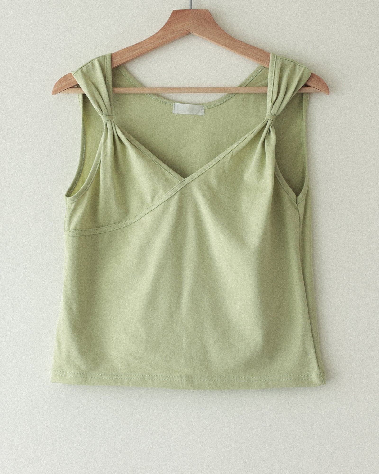 Daphne Twist Top, Pistachio Milk