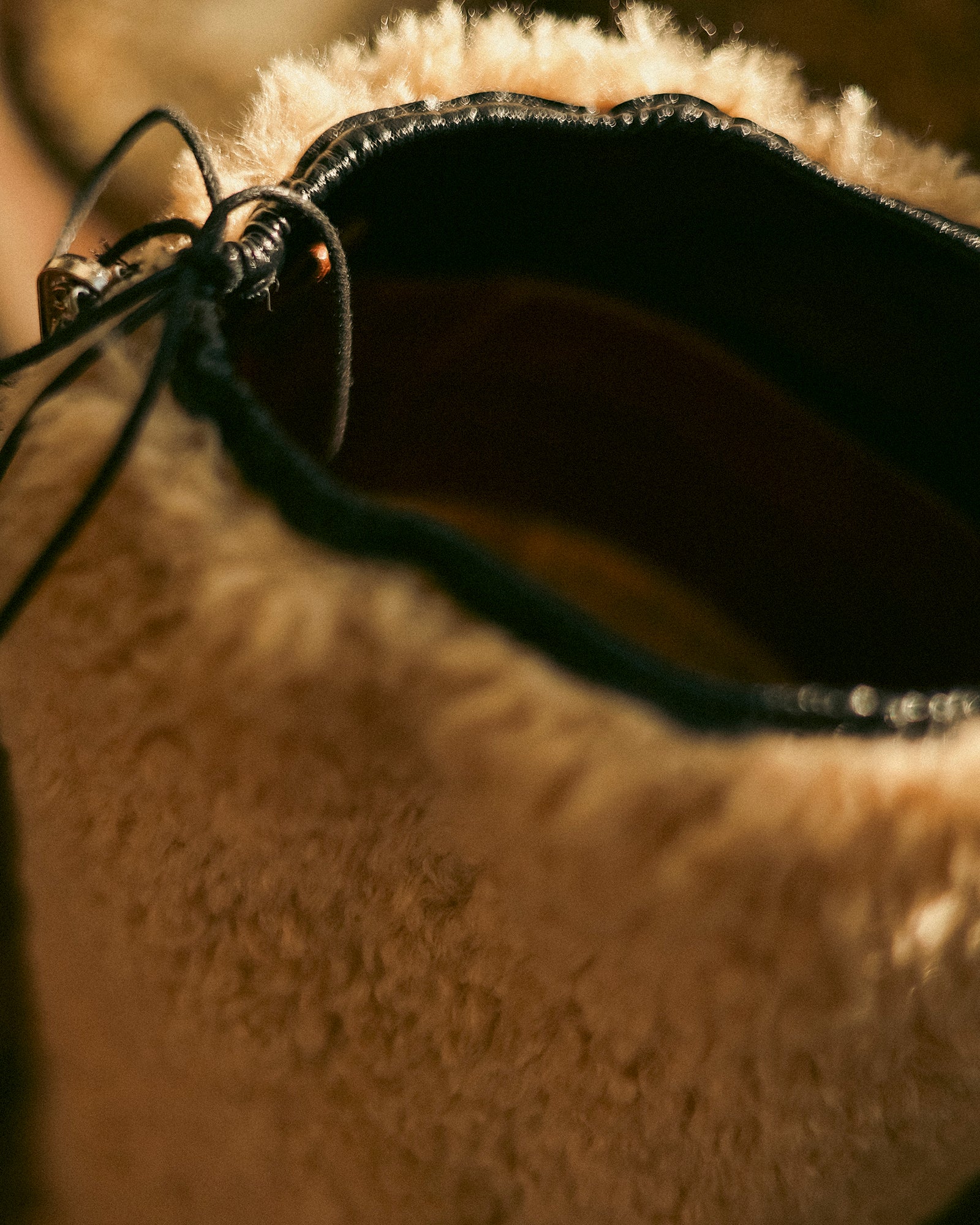 Yuma Reversible Shearling Boot Warmers, Dreamy sheep