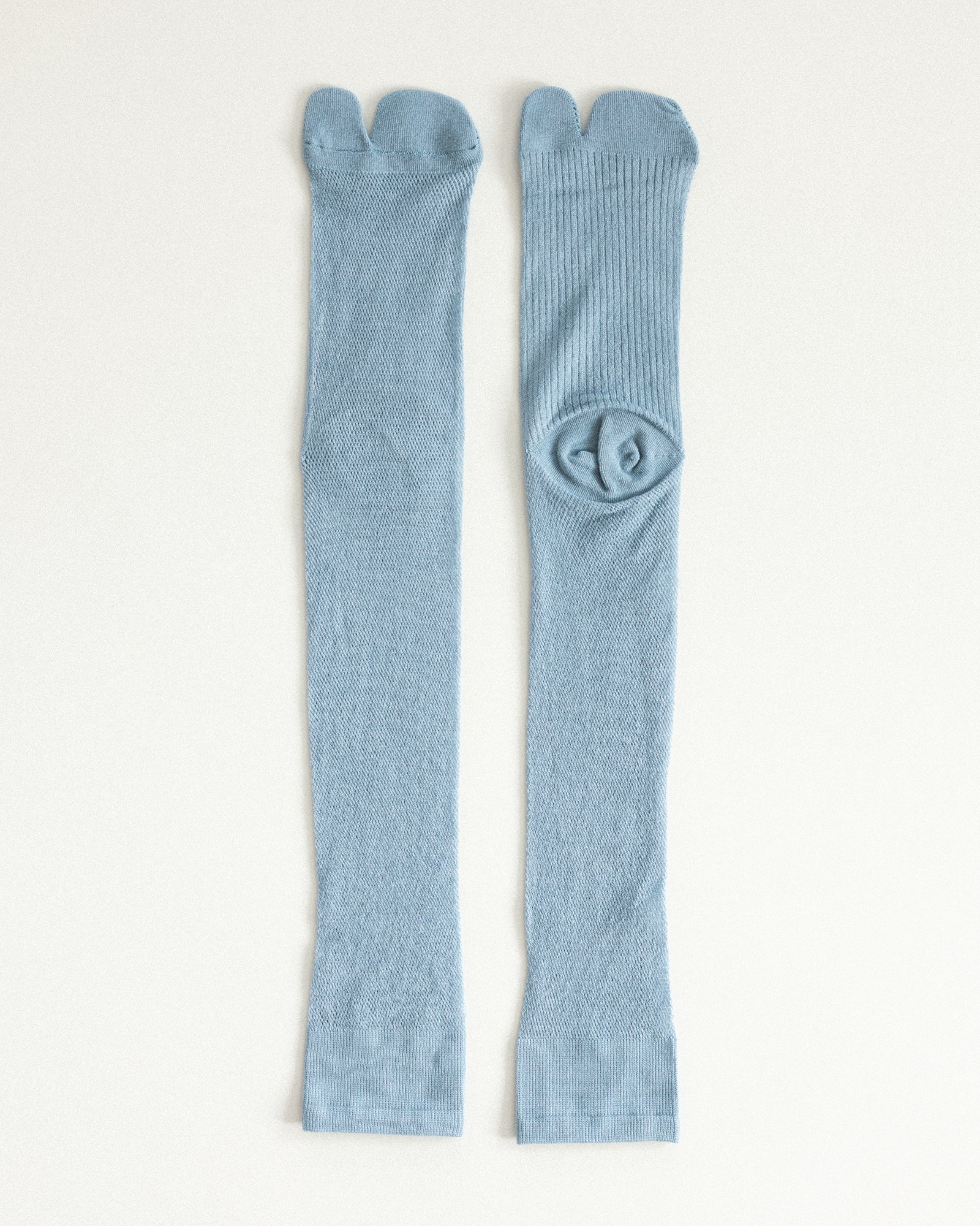 Iris Tabi Mesh Socks, Sky Mist
