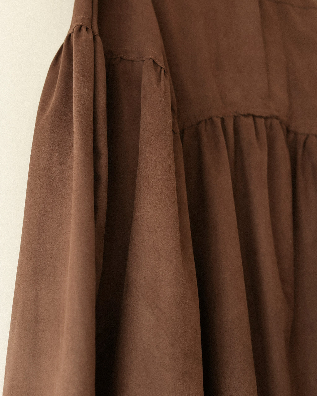 True Grit Suede Skirt, Dusty mocha