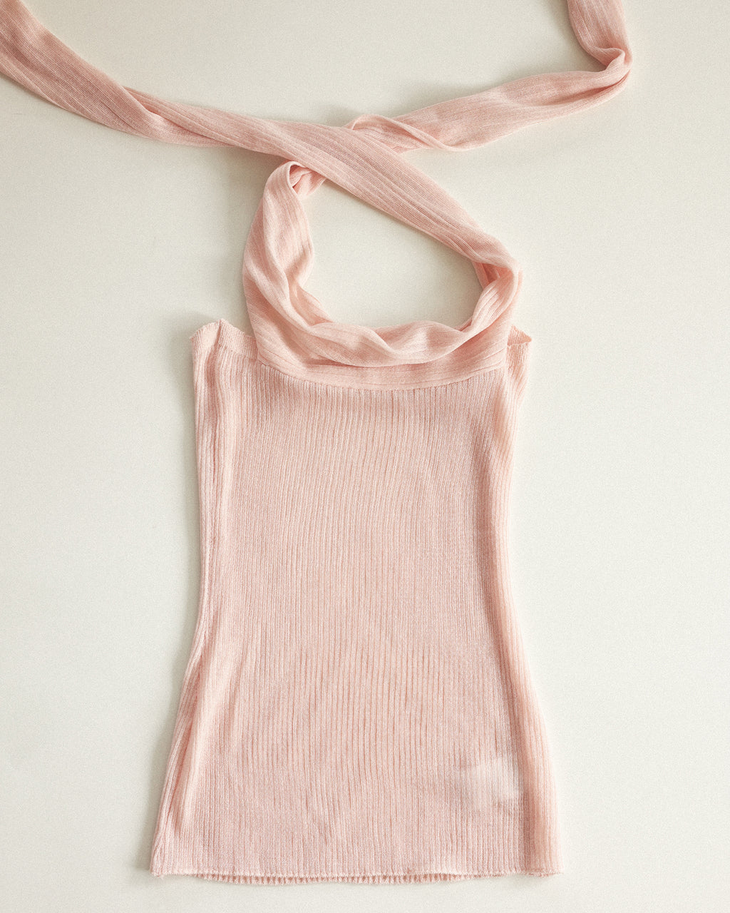 Eros Veil Top, Blush Petal