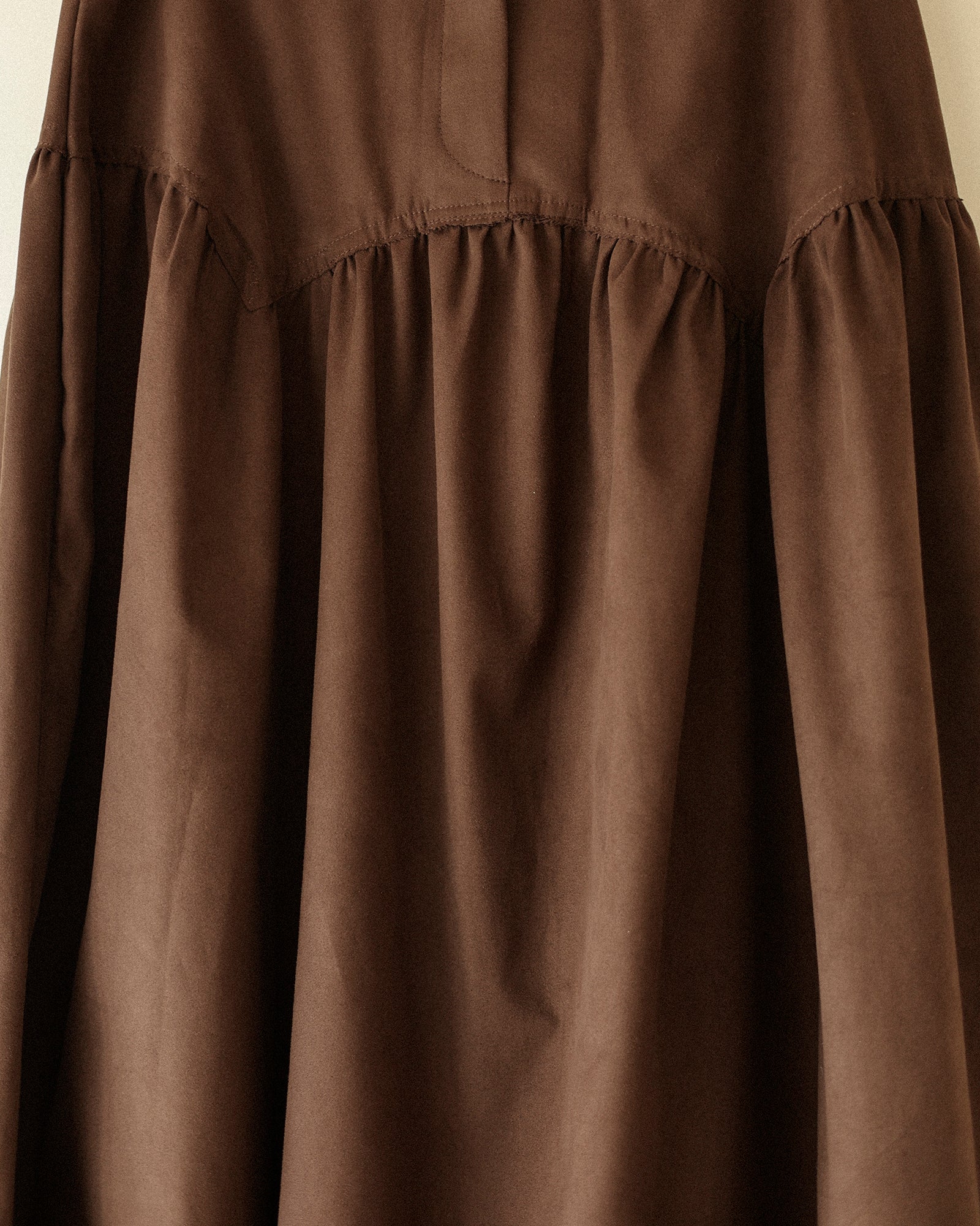 True Grit Suede Skirt, Dusty mocha