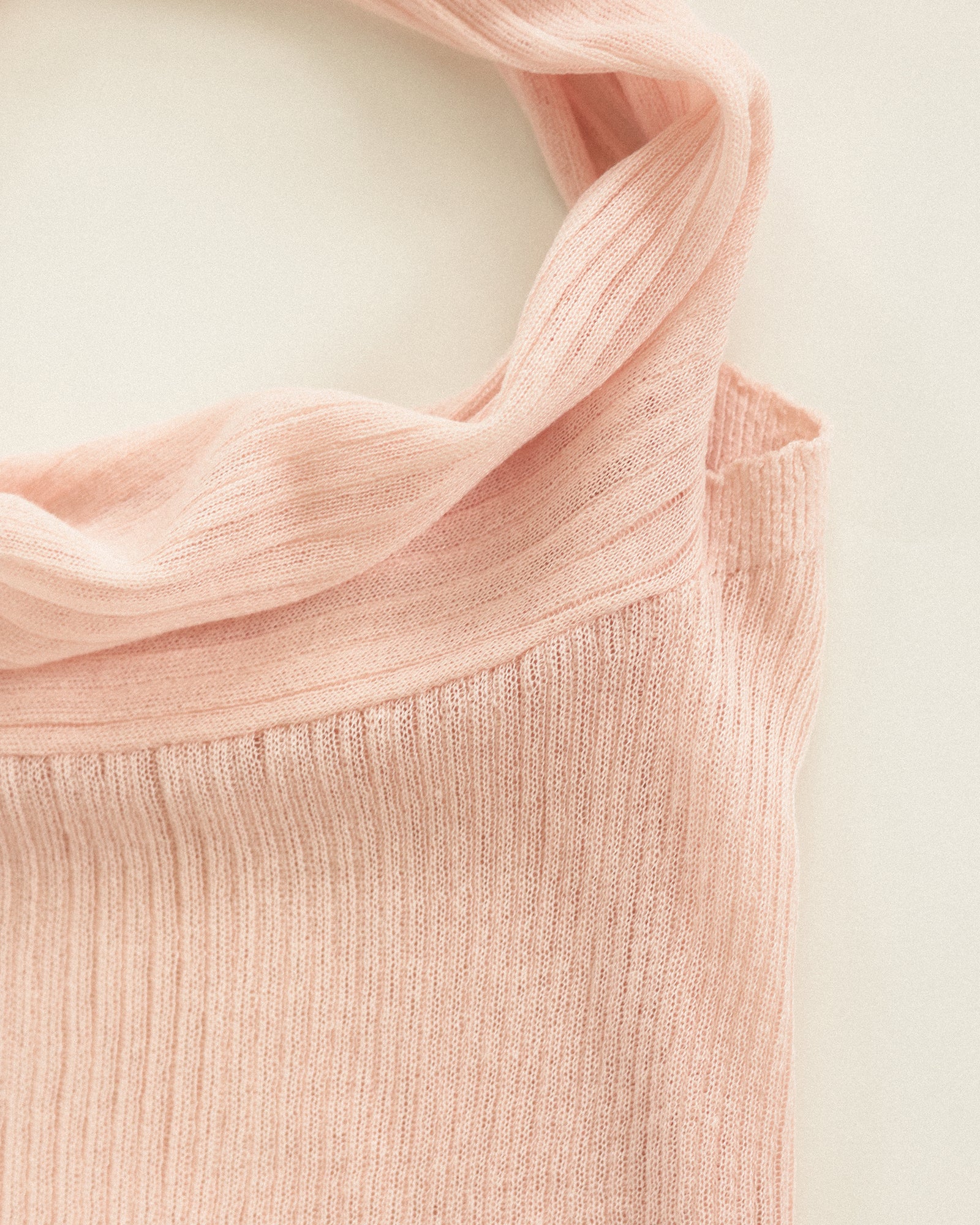 Eros Veil Top, Blush Petal