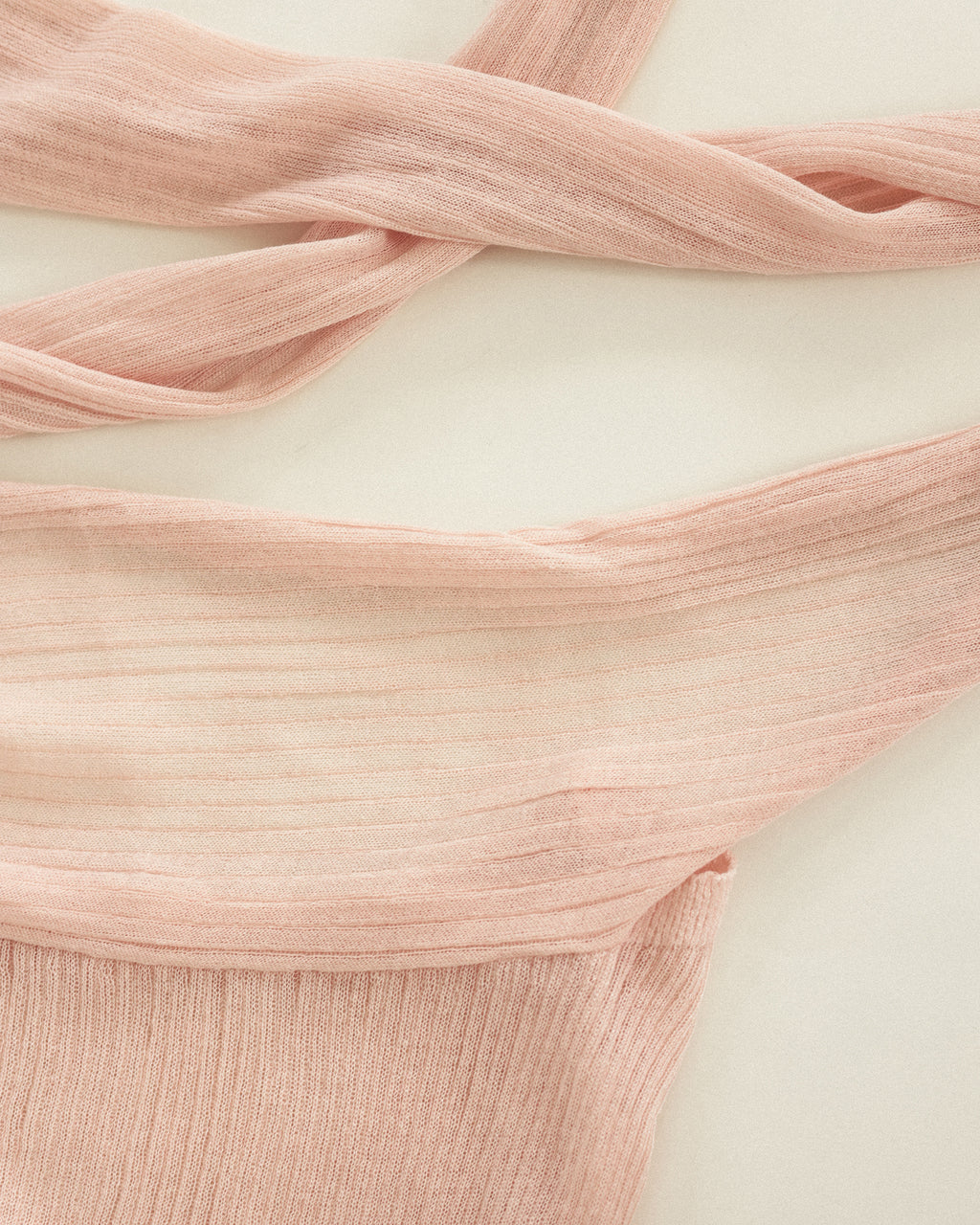 Eros Veil Top, Blush Petal