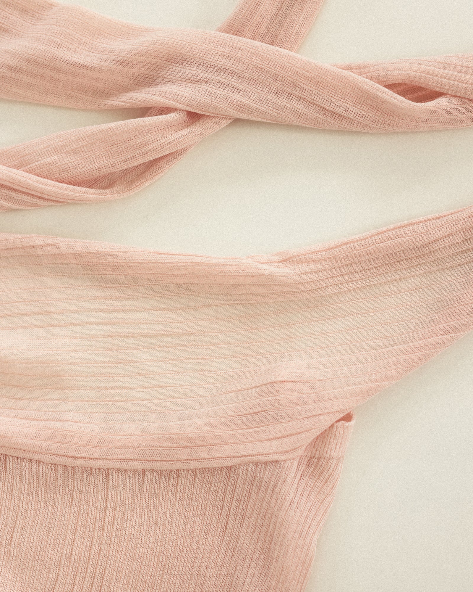 Eros Veil Top, Blush Petal